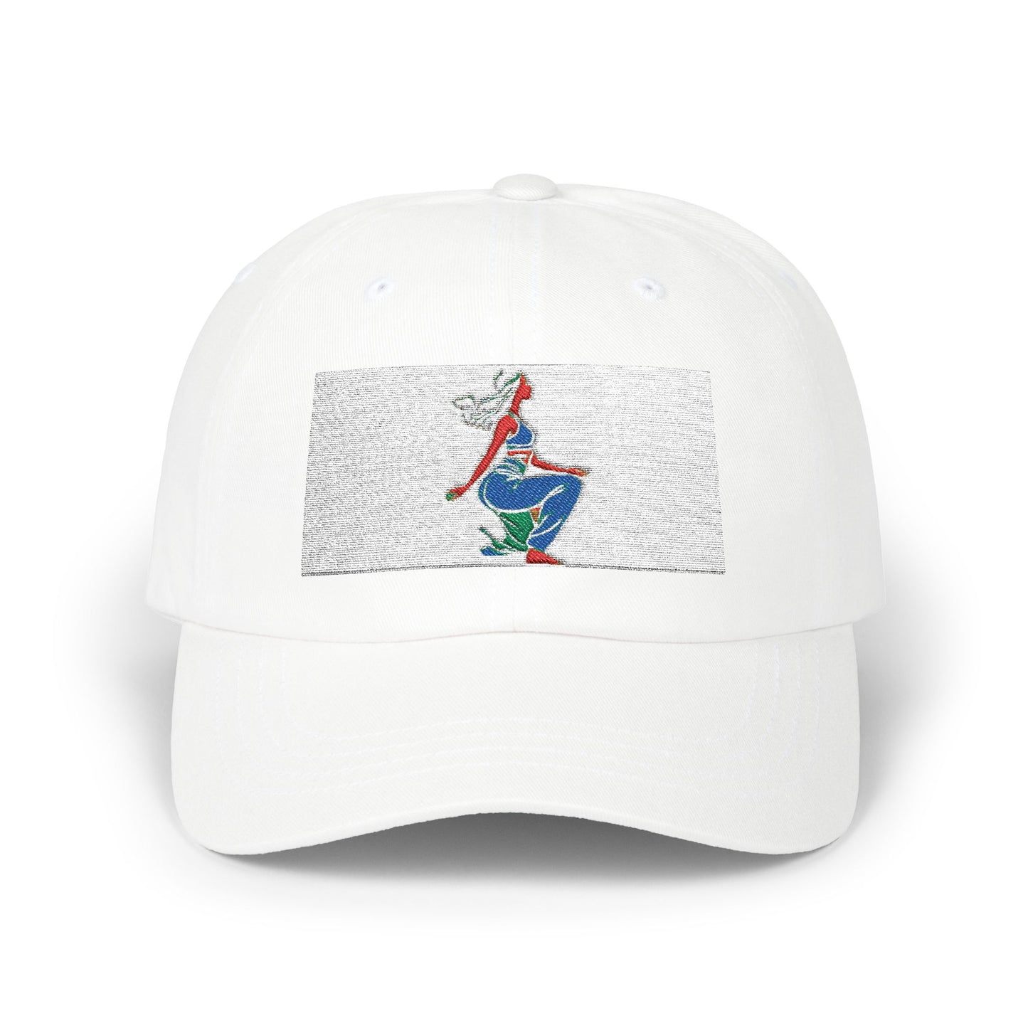 Retro Style Classic Dad Cap with Colorful Graphic Design