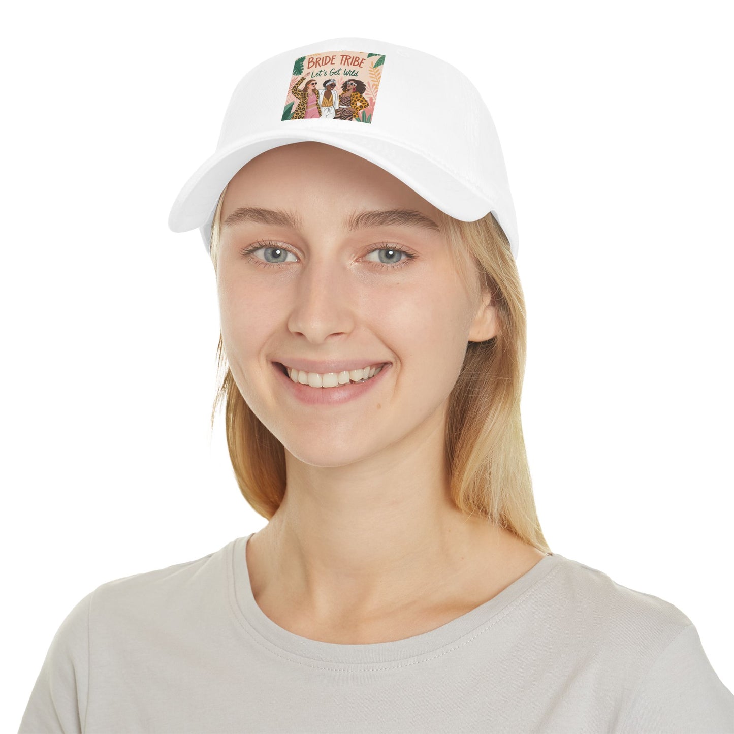 Bride Tribe Low Profile Baseball Cap - Let's Get Wild Design