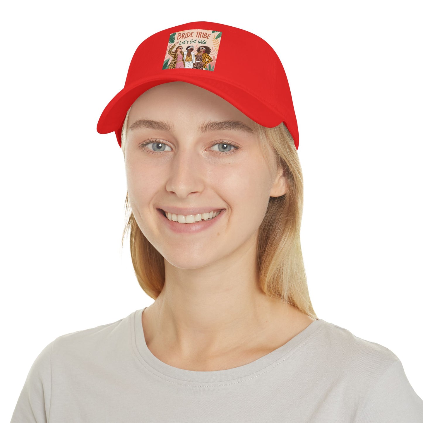 Bride Tribe Low Profile Baseball Cap - Let's Get Wild Design