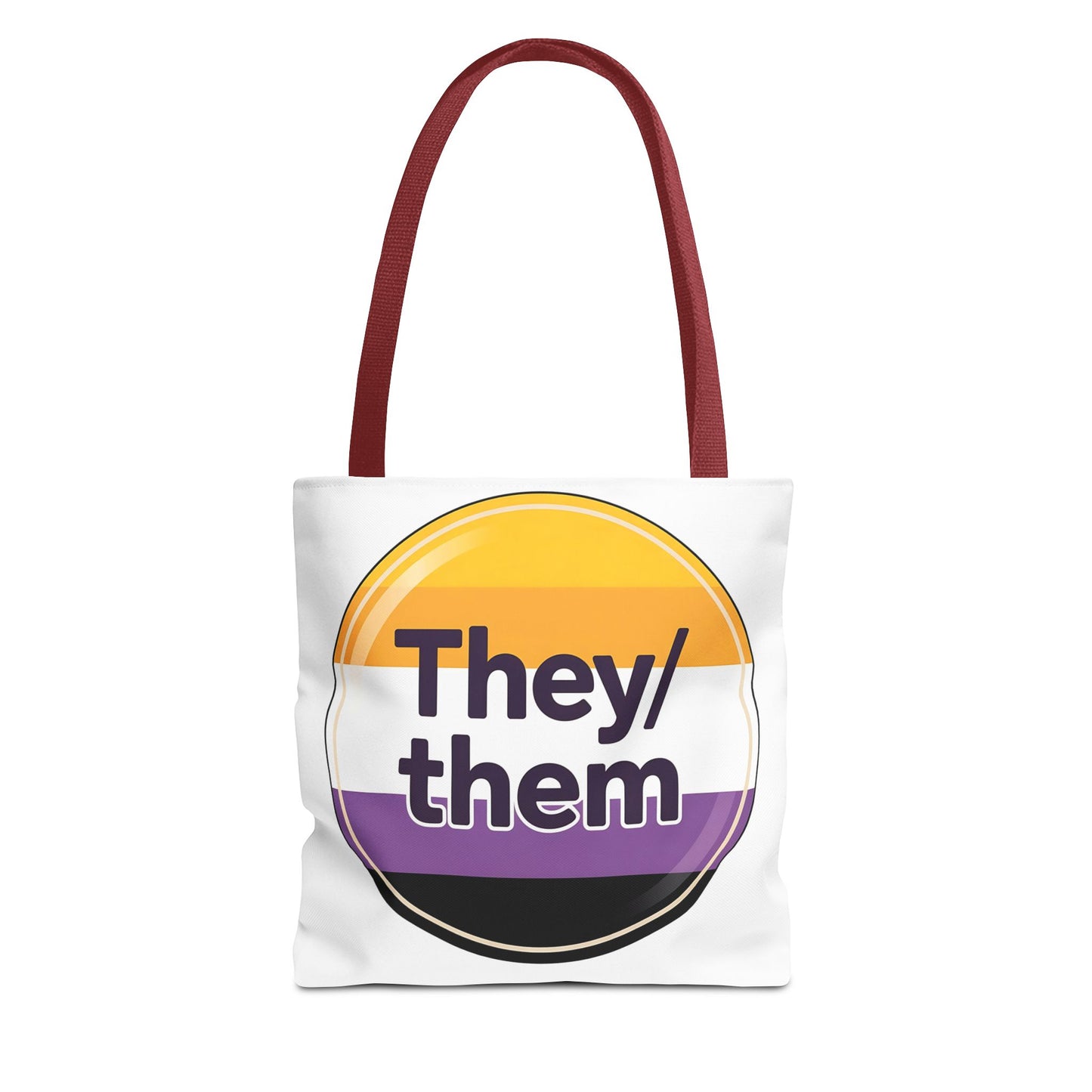 They/Them Pride Tote Bag - Inclusive Statement Accessory