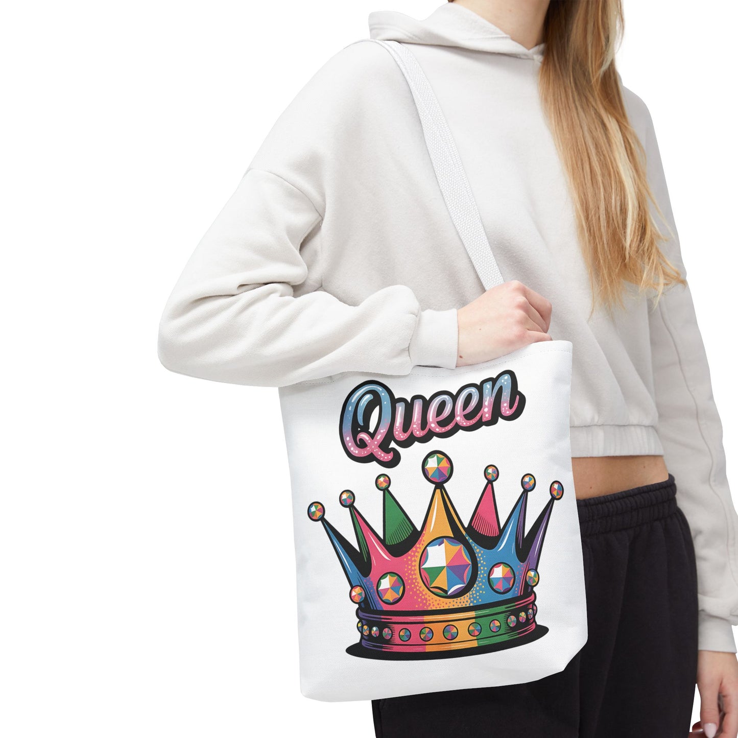 Queen Crown Tote Bag - Stylish and Fun Accessory for Empowered Women