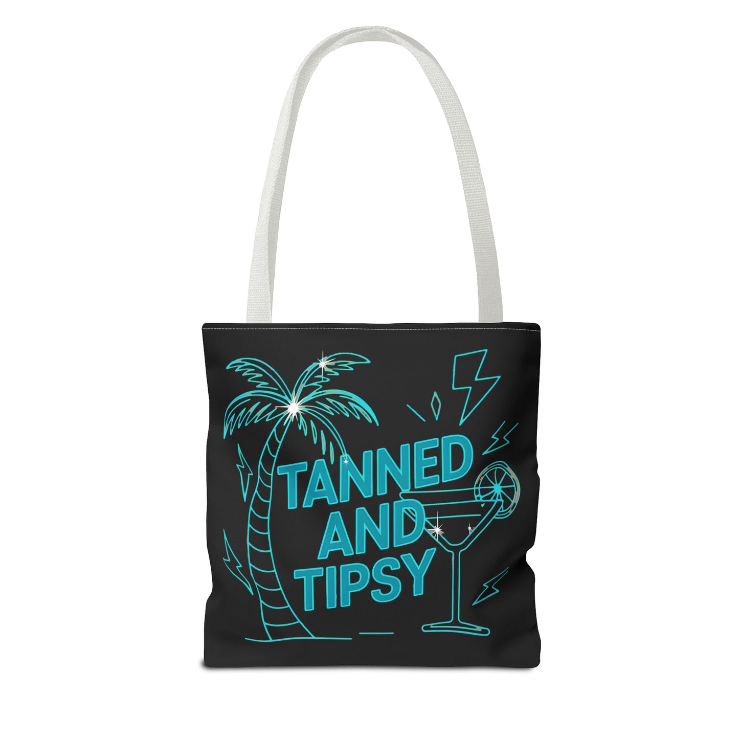 Tanned and Tipsy Tote Bag | Beach Bag, Summer Accessory, Travel Tote, Fun Gift, Poolside Essential