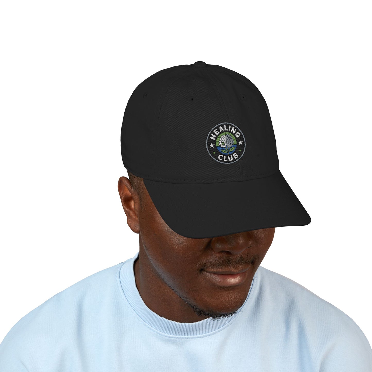 Organic Embroidered Baseball Cap - Stylish Eco-Friendly Accessory for Outdoor Adventures, Gifts, Everyday Wear, Clubs, and Events