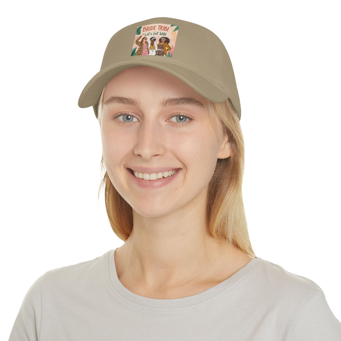 Bride Tribe Low Profile Baseball Cap - Let's Get Wild Design