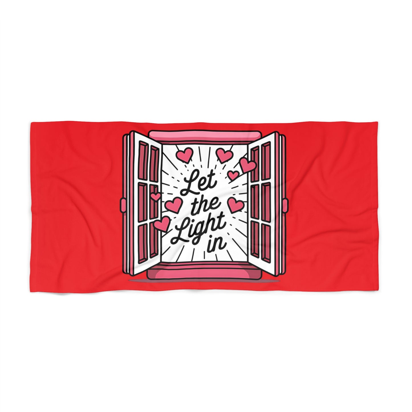 Light-Inspired Beach Towel, Fun Summer Accessory, Vibrant Poolside Gear, Gift for Beach Lovers, Colorful Picnic Essential