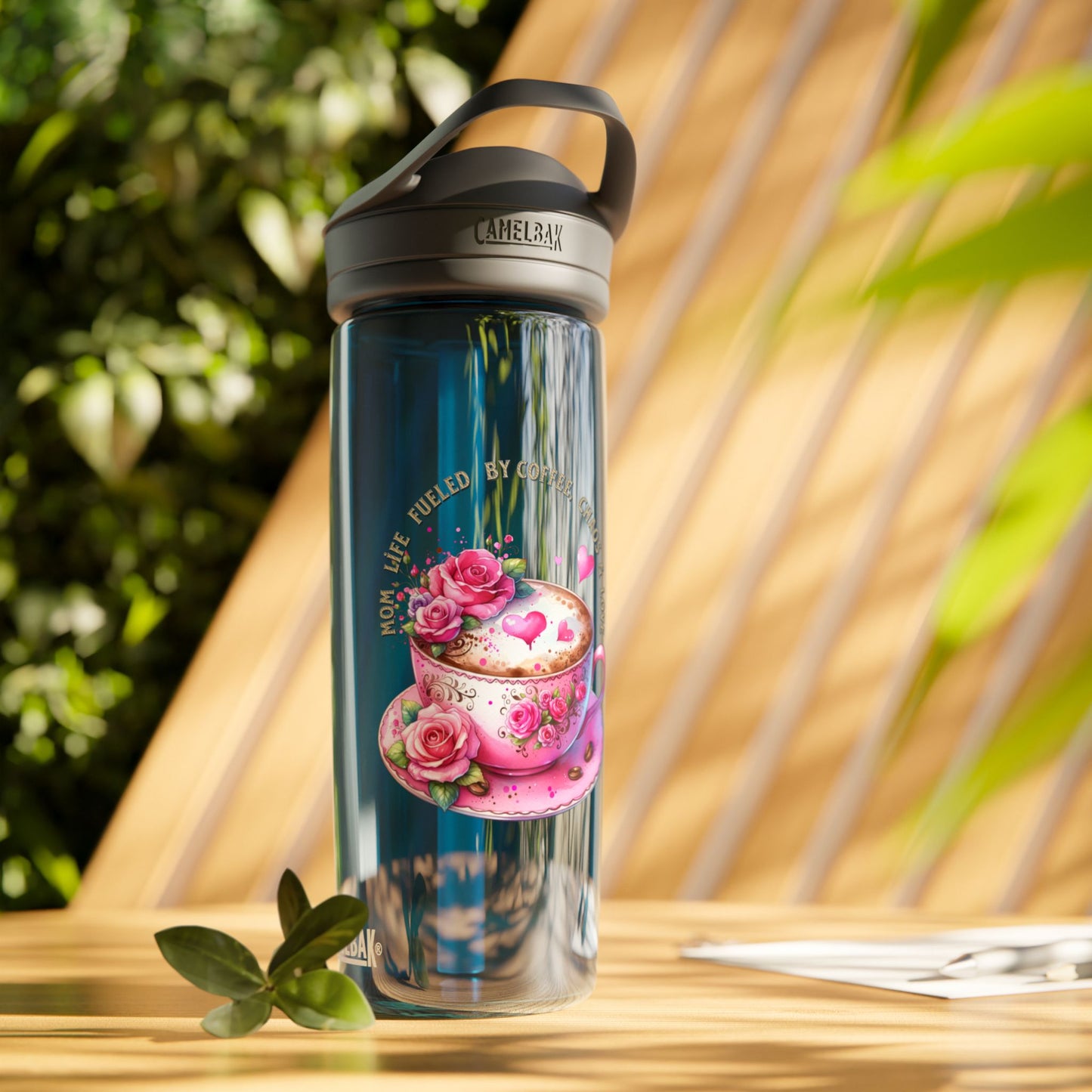 CamelBak Eddy® Floral Coffee Lover Water Bottle - 20oz/25oz with Cute Cup Design