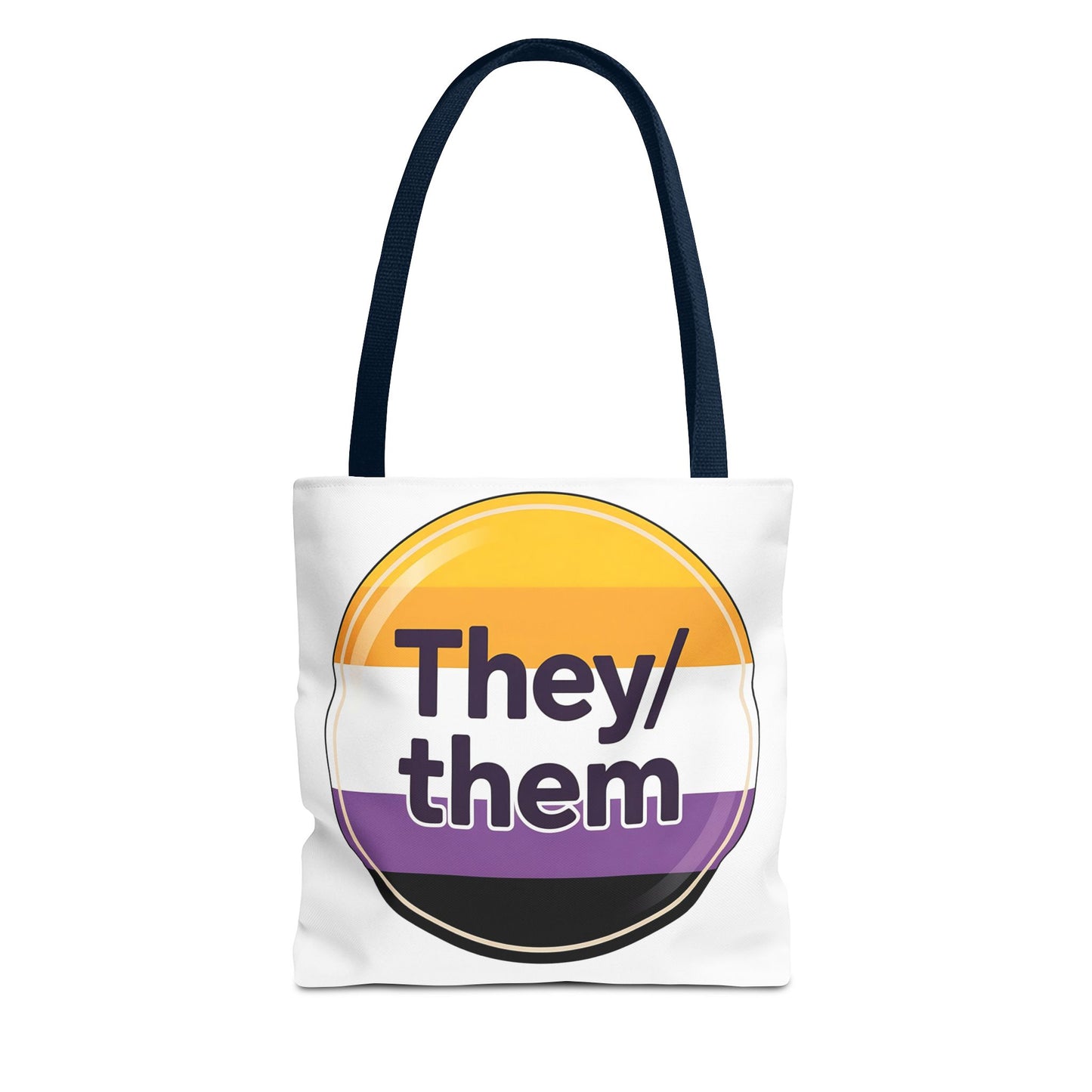 They/Them Pride Tote Bag - Inclusive Statement Accessory