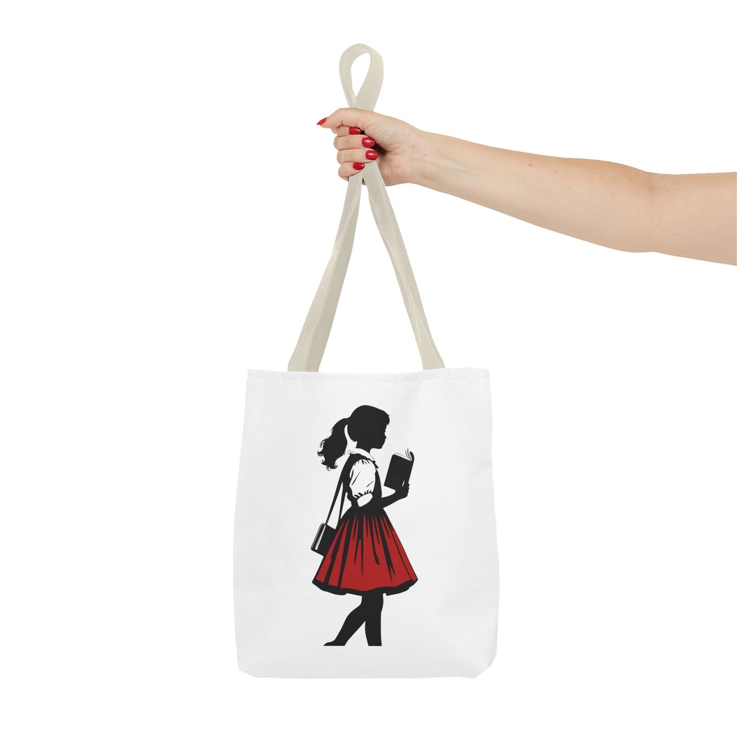 Chic Literary Tote Bag, Stylish Book Tote, Girly Eco-Friendly Bag, Feminine Reusable Shopper, Perfect Gift for Book Lovers