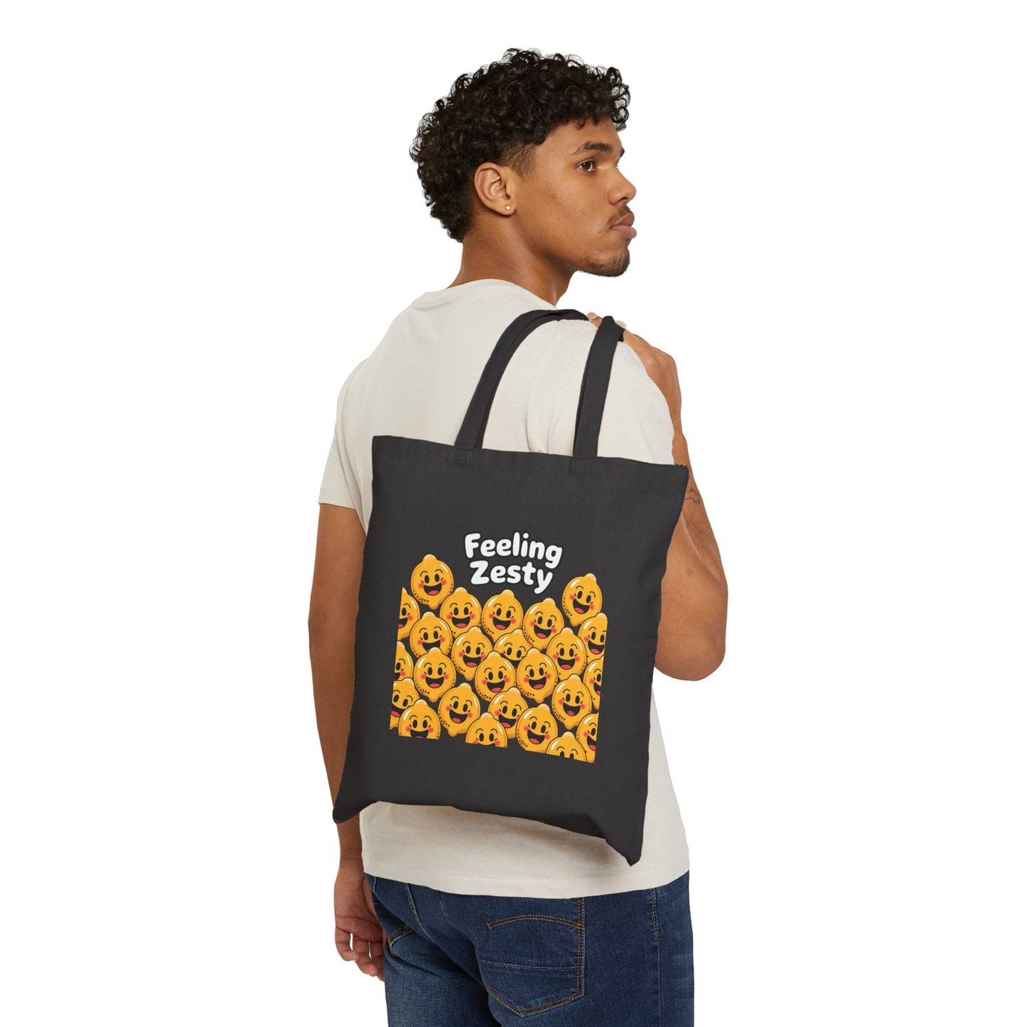 Zesty Halloween Tote Bag | Eco-Friendly Cotton Carryall for Trick or Treating, Grocery Shopping, or Everyday Use