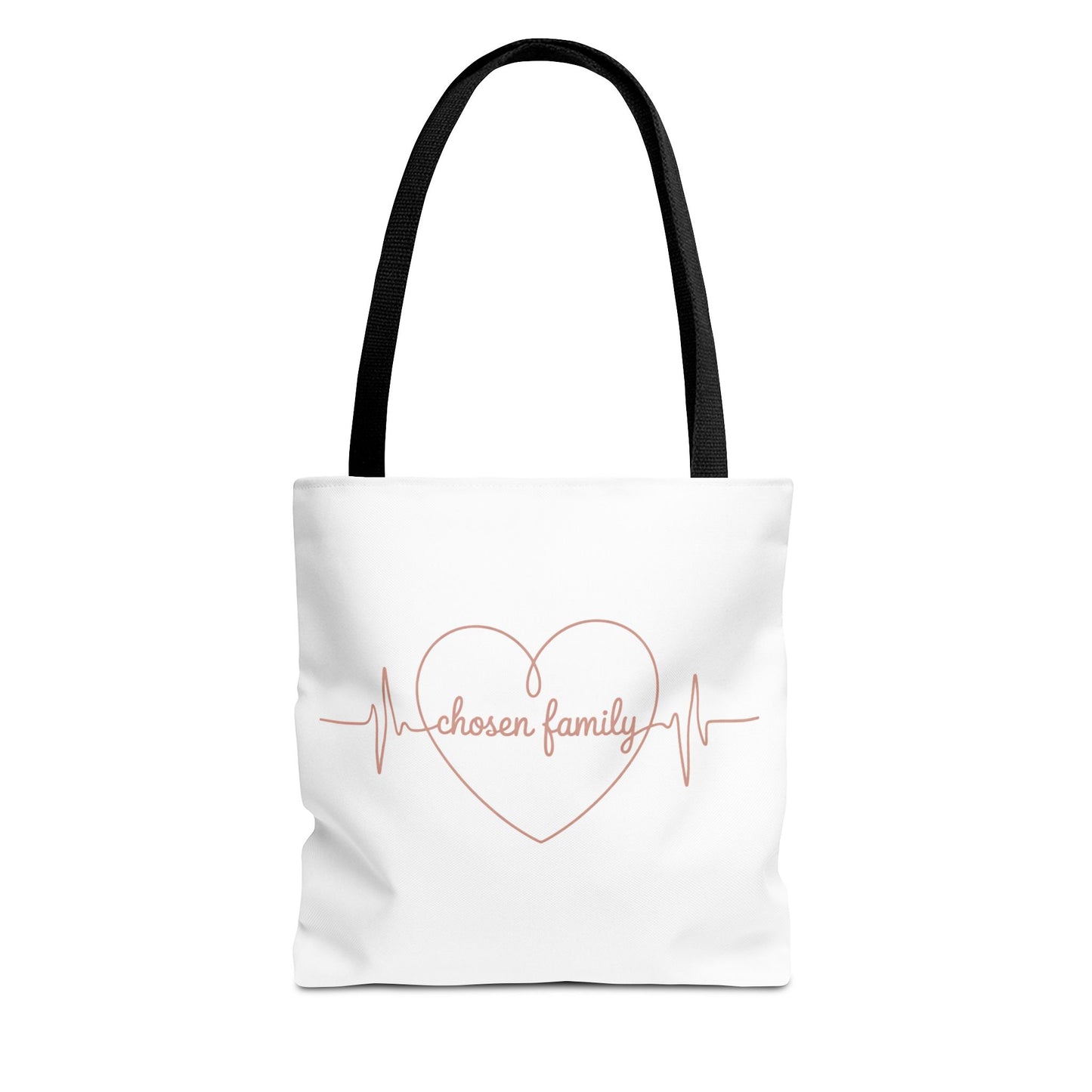 Heartbeat 'Chosen Family' Tote Bag - Perfect Gift for Loved Ones
