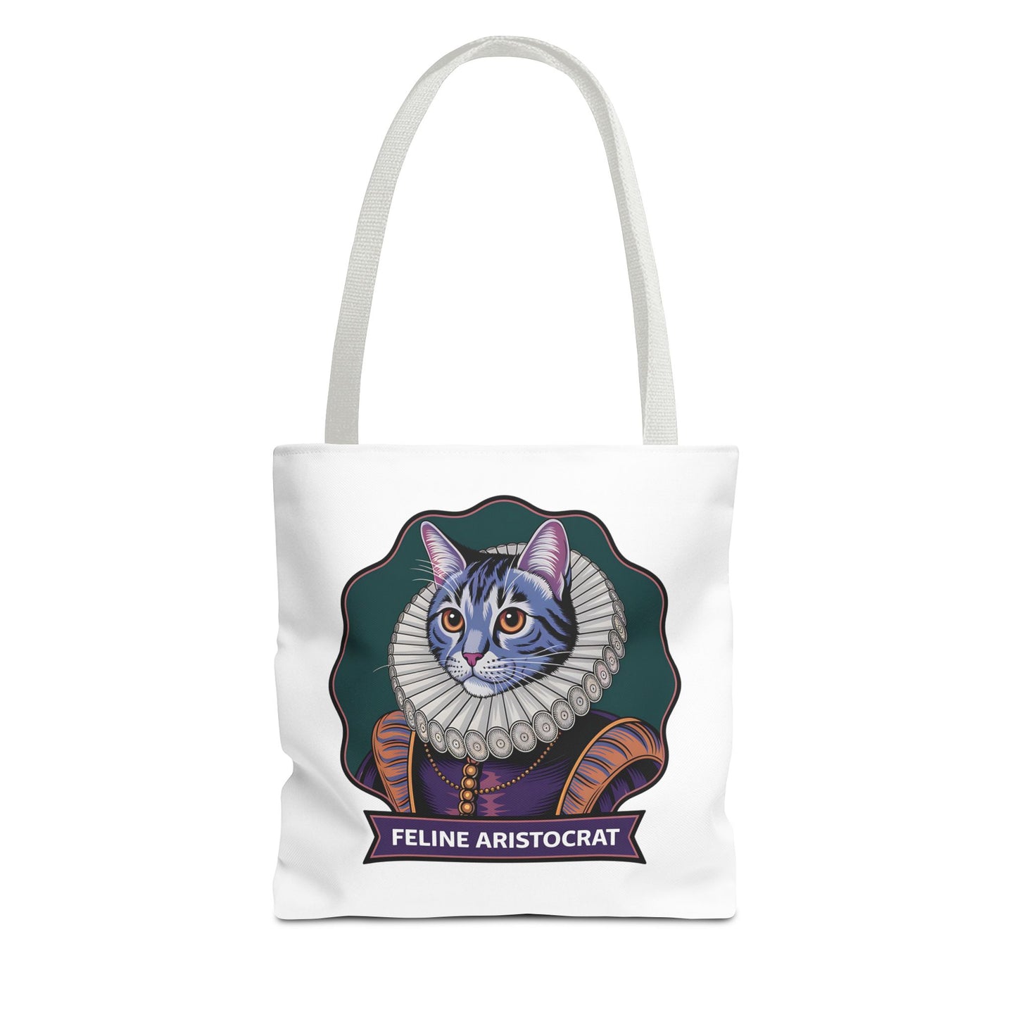 Feline Aristocrat Tote Bag – Stylish Cat Lover's Accessory