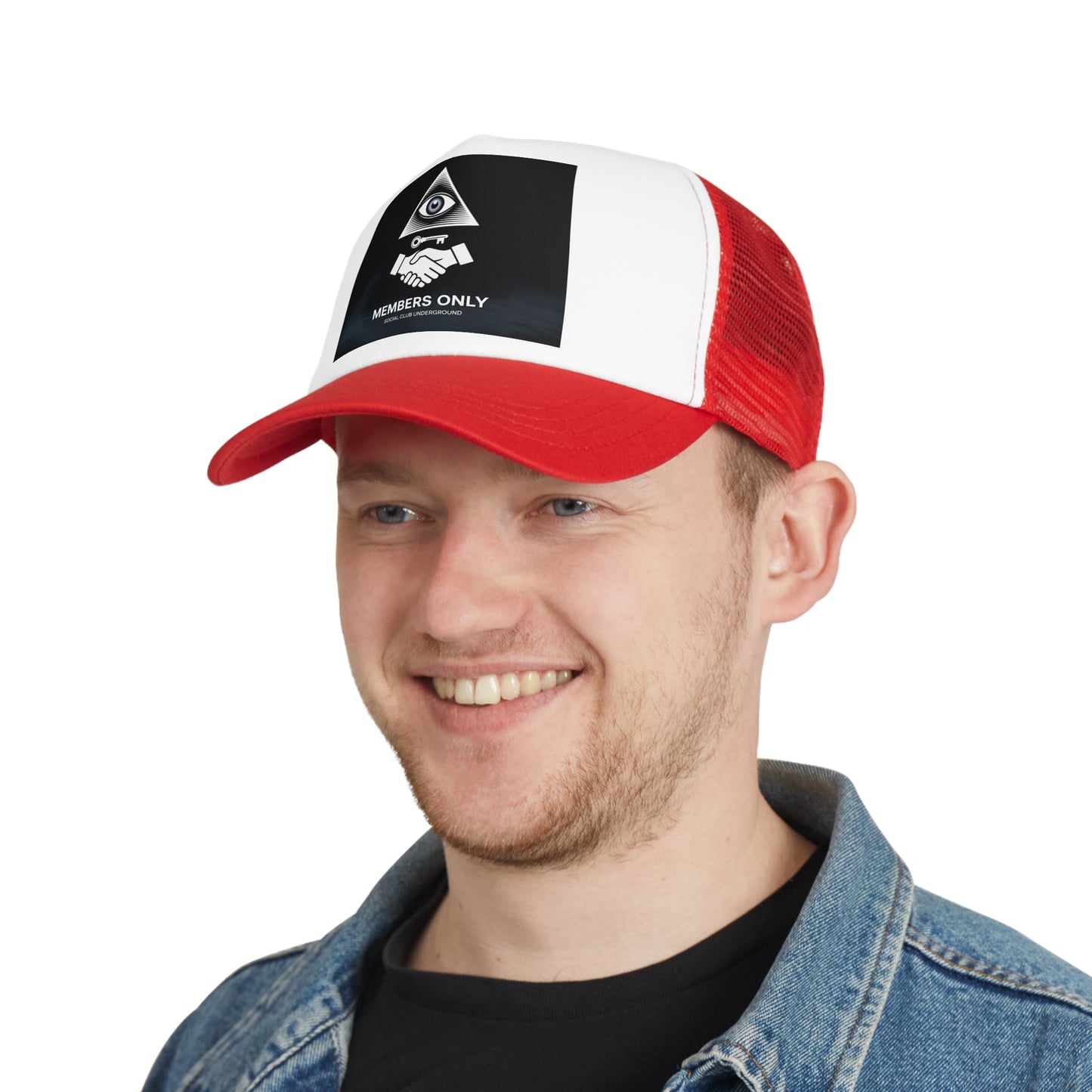 Exclusive Mesh Cap - 'Members Only' Design - Fashionable Trucker Hat
