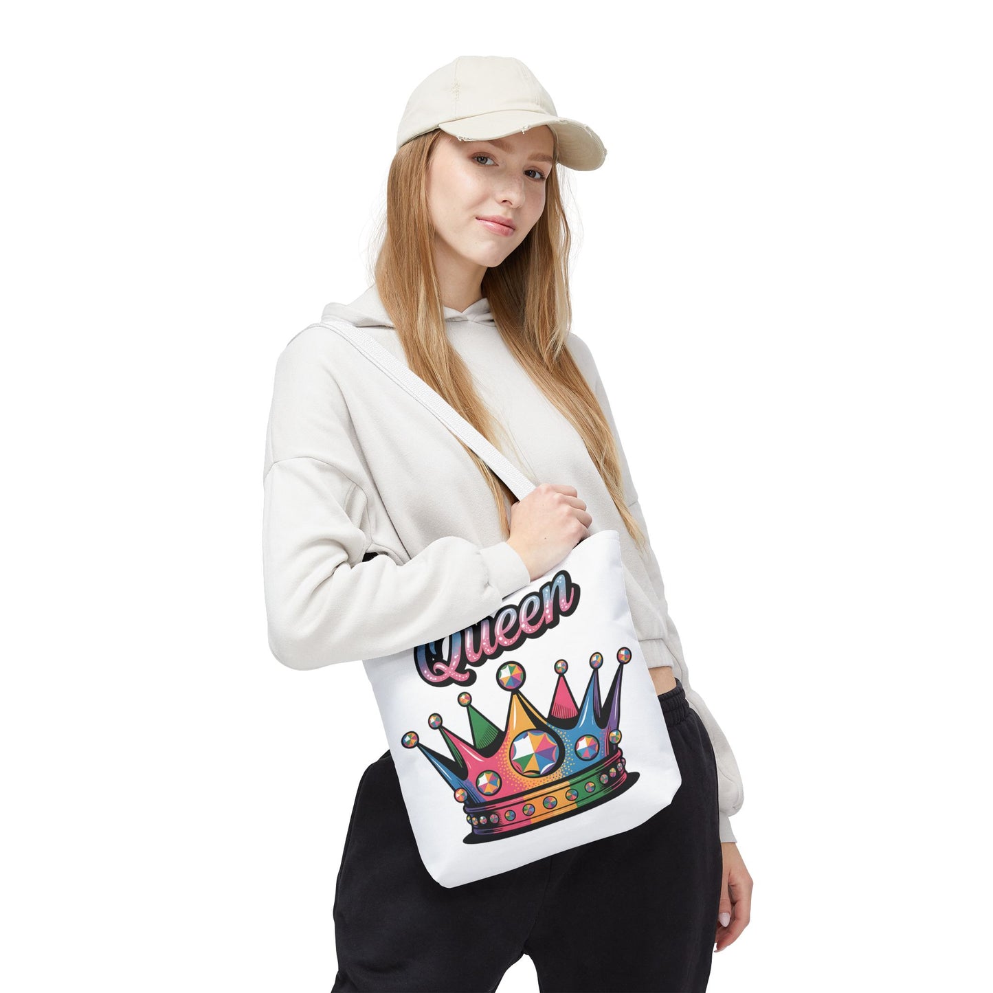 Queen Crown Tote Bag - Stylish and Fun Accessory for Empowered Women