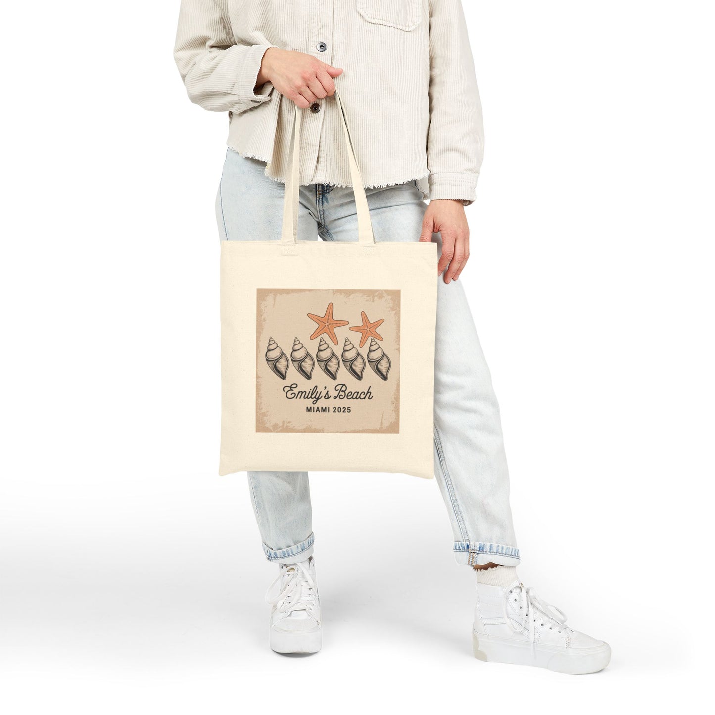 Beach-Themed Personalized Tote Bag, Summer Accessory, Eco-Friendly Gift, Custom Beach Bag for Vacation, Fun Day Out