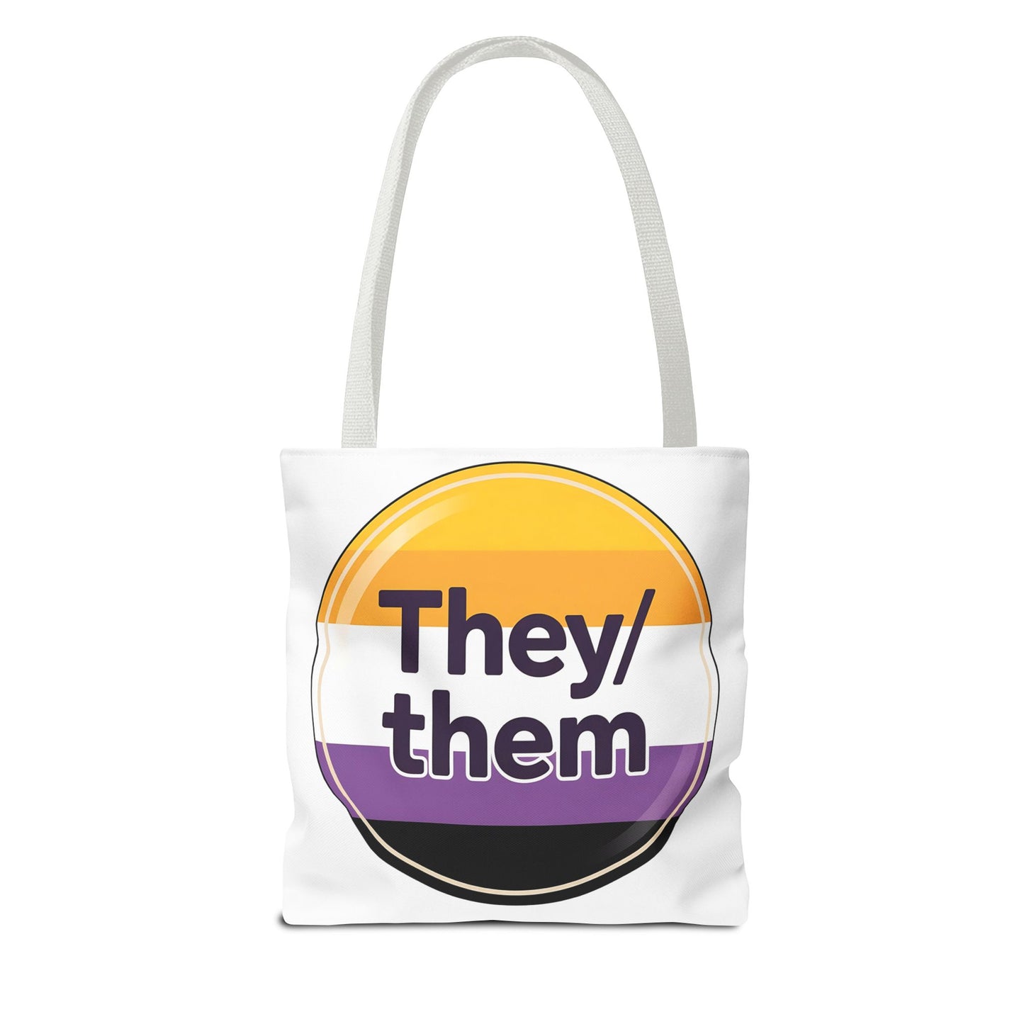 They/Them Pride Tote Bag - Inclusive Statement Accessory