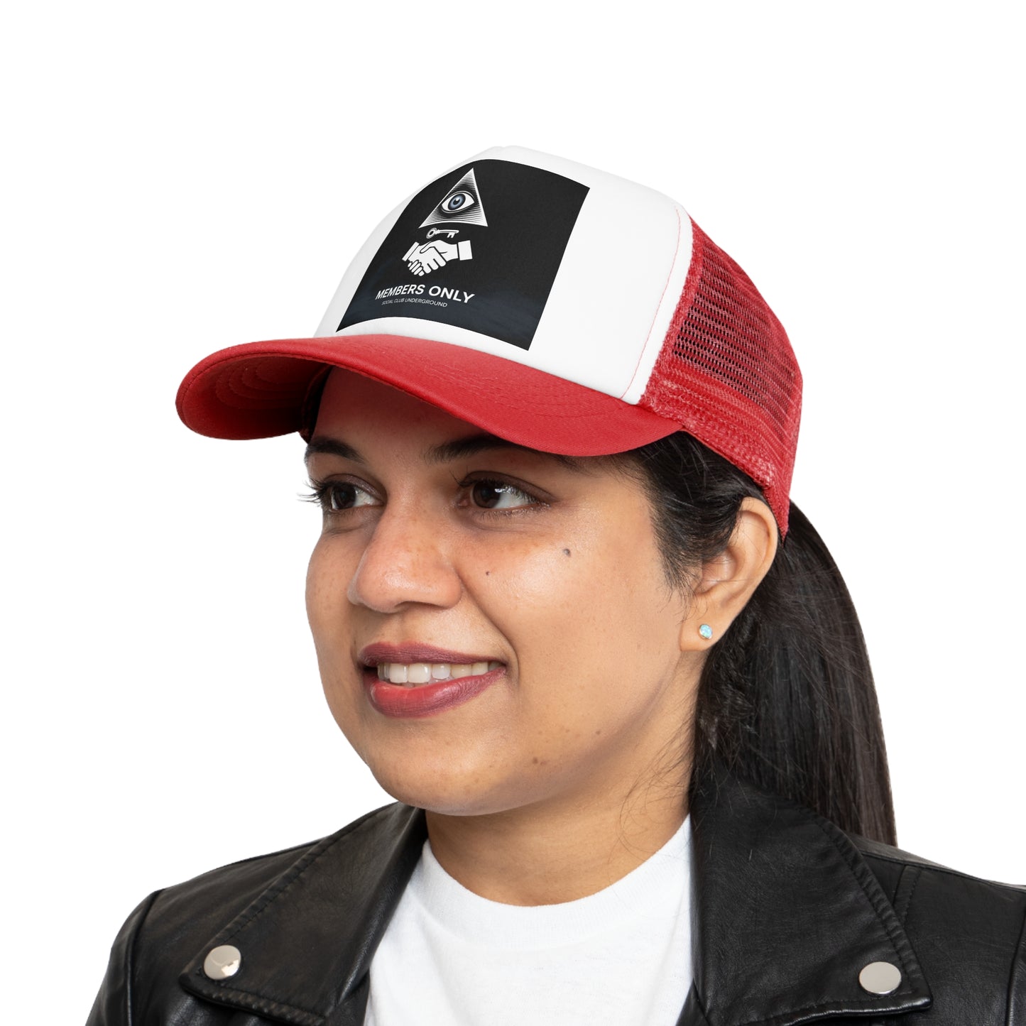 Exclusive Mesh Cap - 'Members Only' Design - Fashionable Trucker Hat