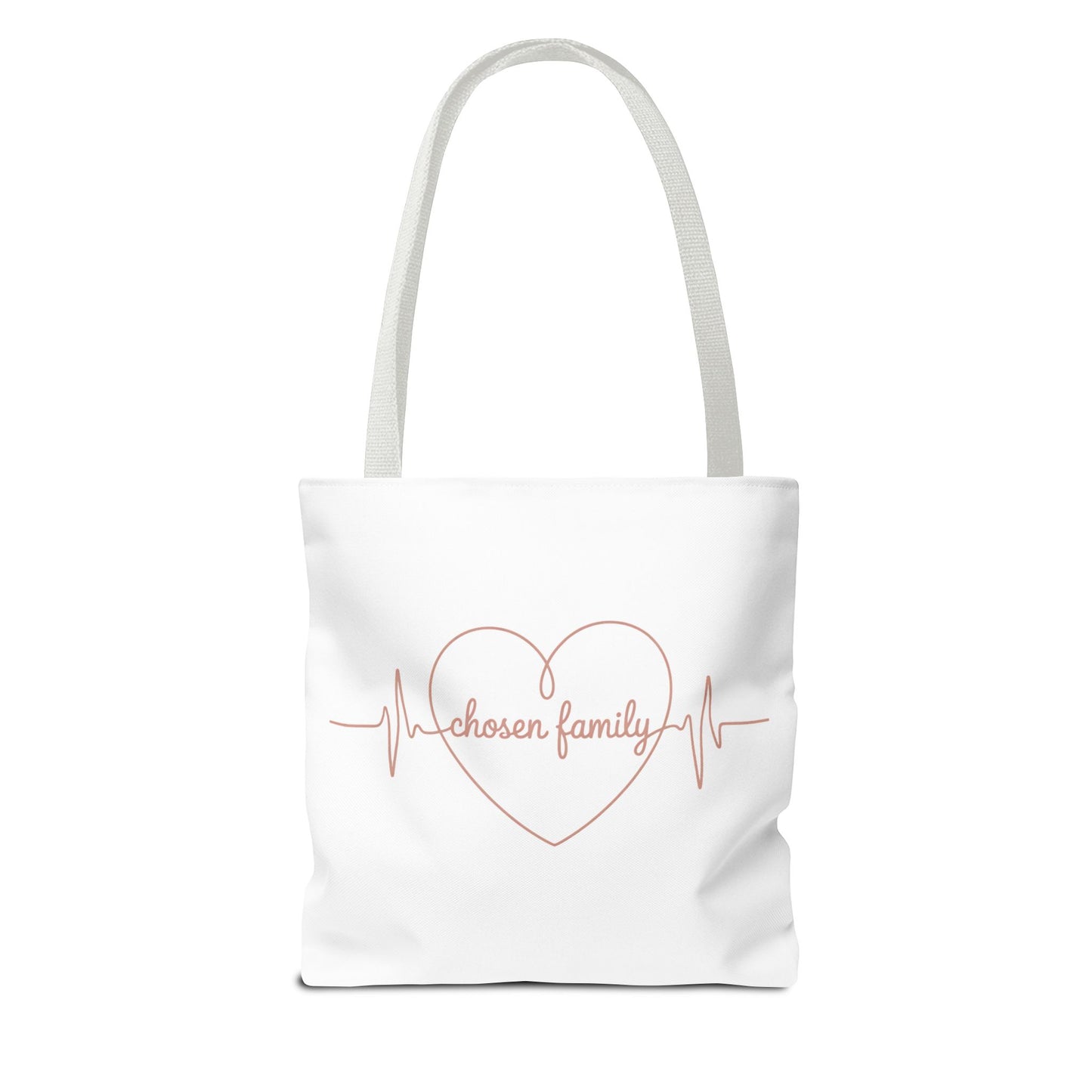 Heartbeat 'Chosen Family' Tote Bag - Perfect Gift for Loved Ones