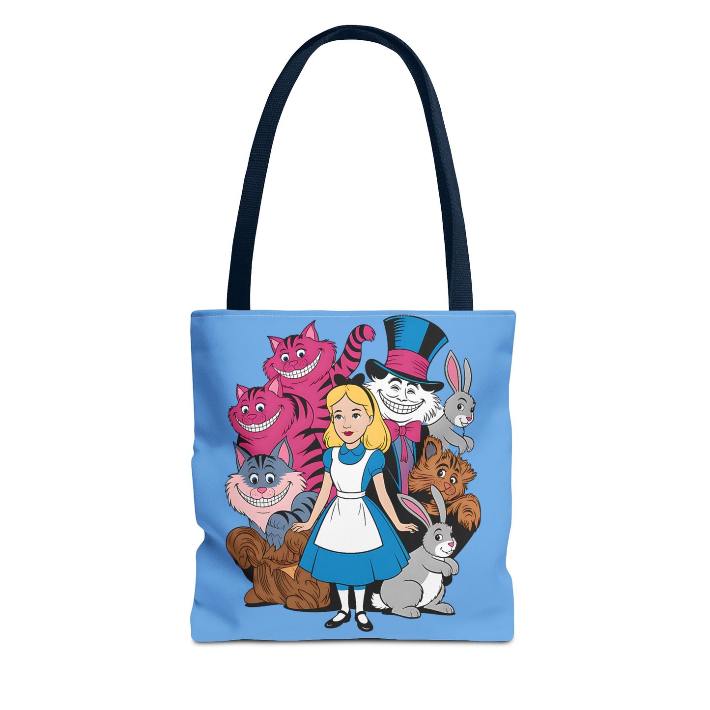 Charming Wonderland Tote Bag | Alice in Wonderland AOP | Fun Gift, Eco-Friendly, Movie Lover, Unique Accessory, Quirky Shopping Bag