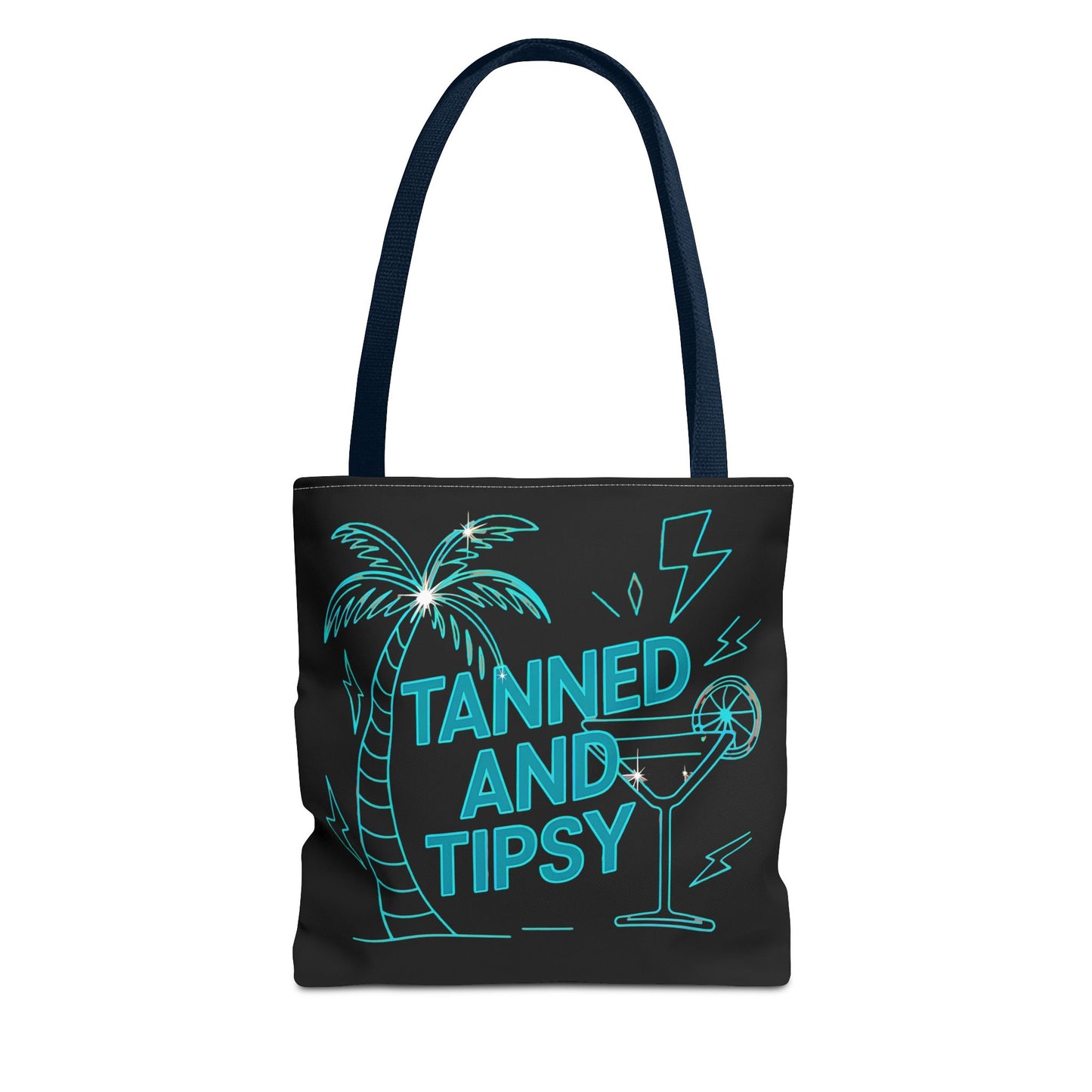 Tanned and Tipsy Tote Bag | Beach Bag, Summer Accessory, Travel Tote, Fun Gift, Poolside Essential
