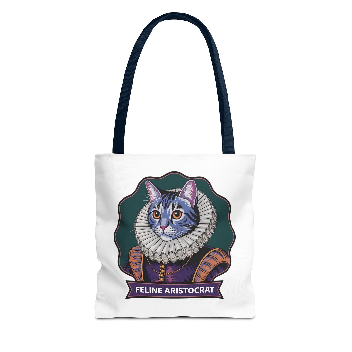 Feline Aristocrat Tote Bag – Stylish Cat Lover's Accessory