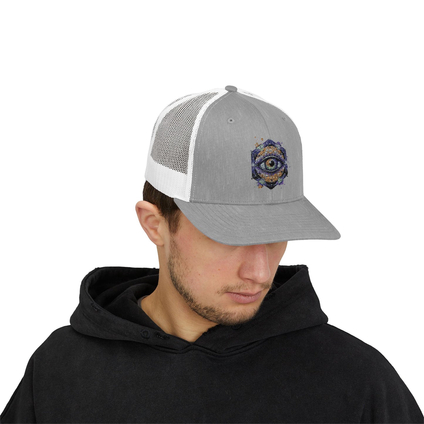 Mystical Eye Snapback Trucker Cap for Spiritual Seekers