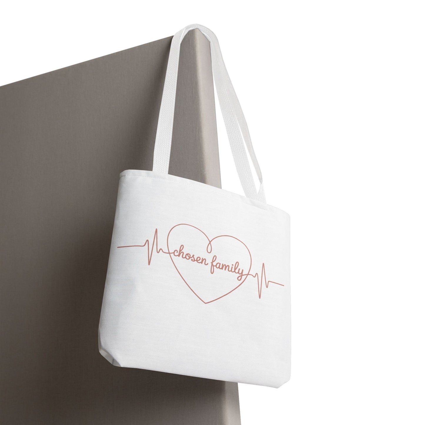 Heartbeat 'Chosen Family' Tote Bag - Perfect Gift for Loved Ones