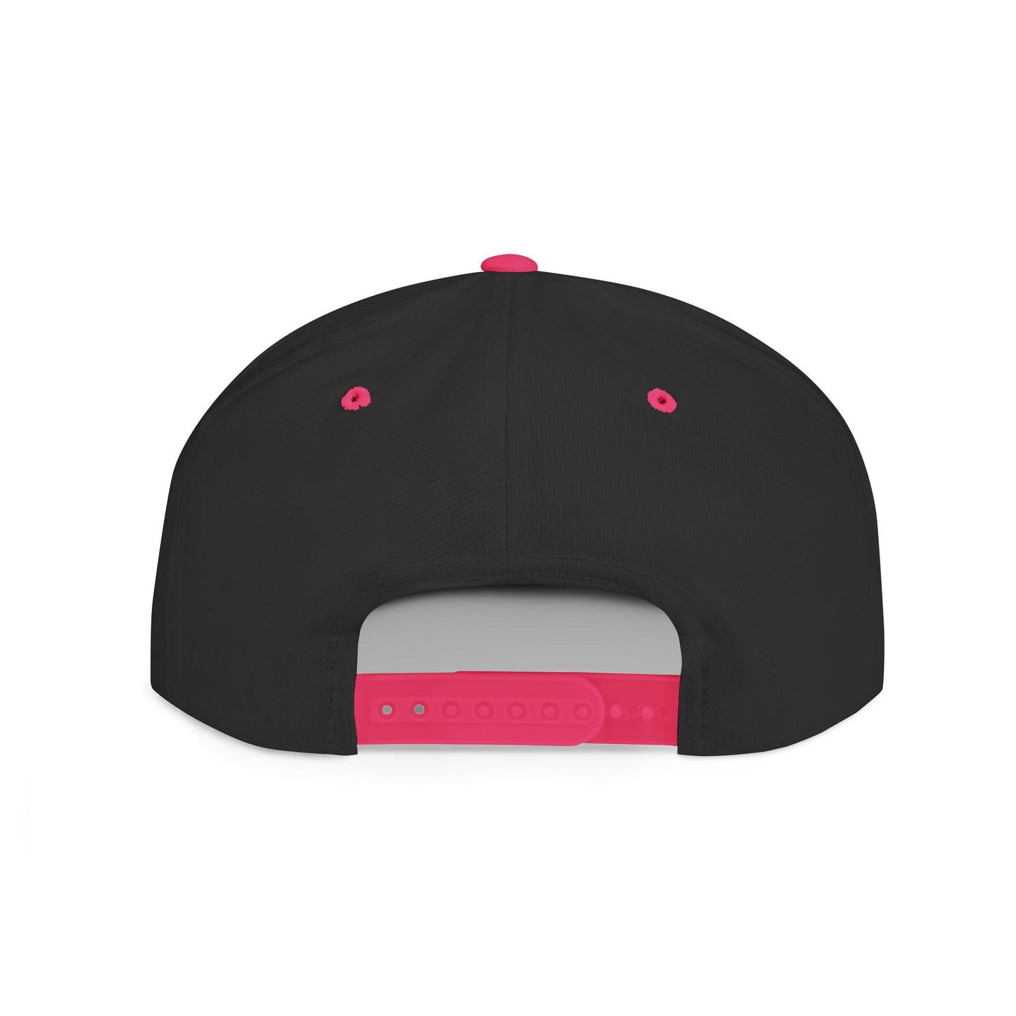 Lotus Flower Flat Bill Snapback Cap - Stylish & Versatile