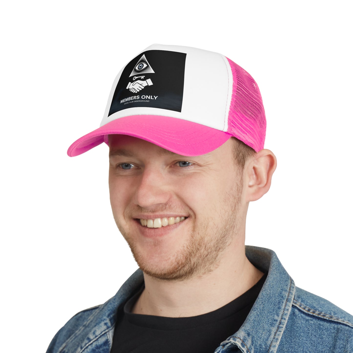 Exclusive Mesh Cap - 'Members Only' Design - Fashionable Trucker Hat