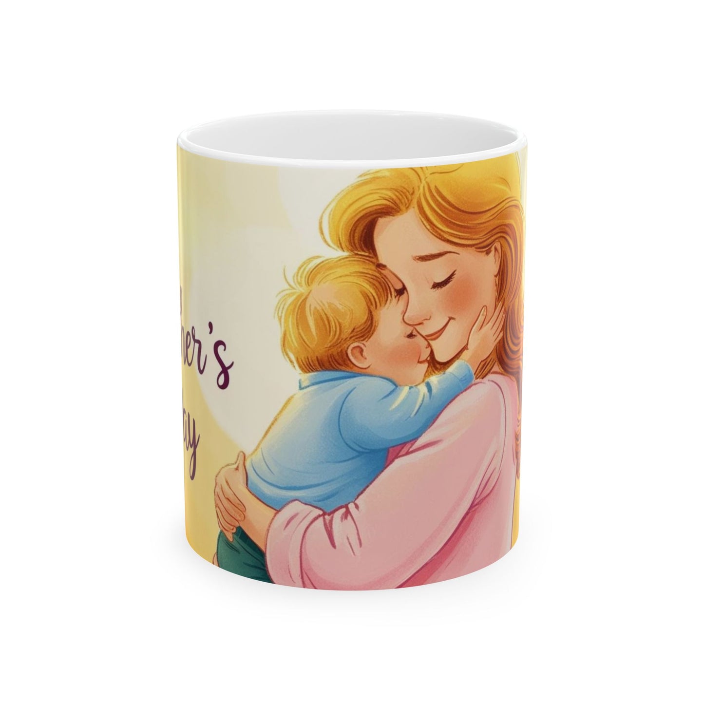 Heartwarming Mother's Day Ceramic Mug - Perfect Gift for Moms