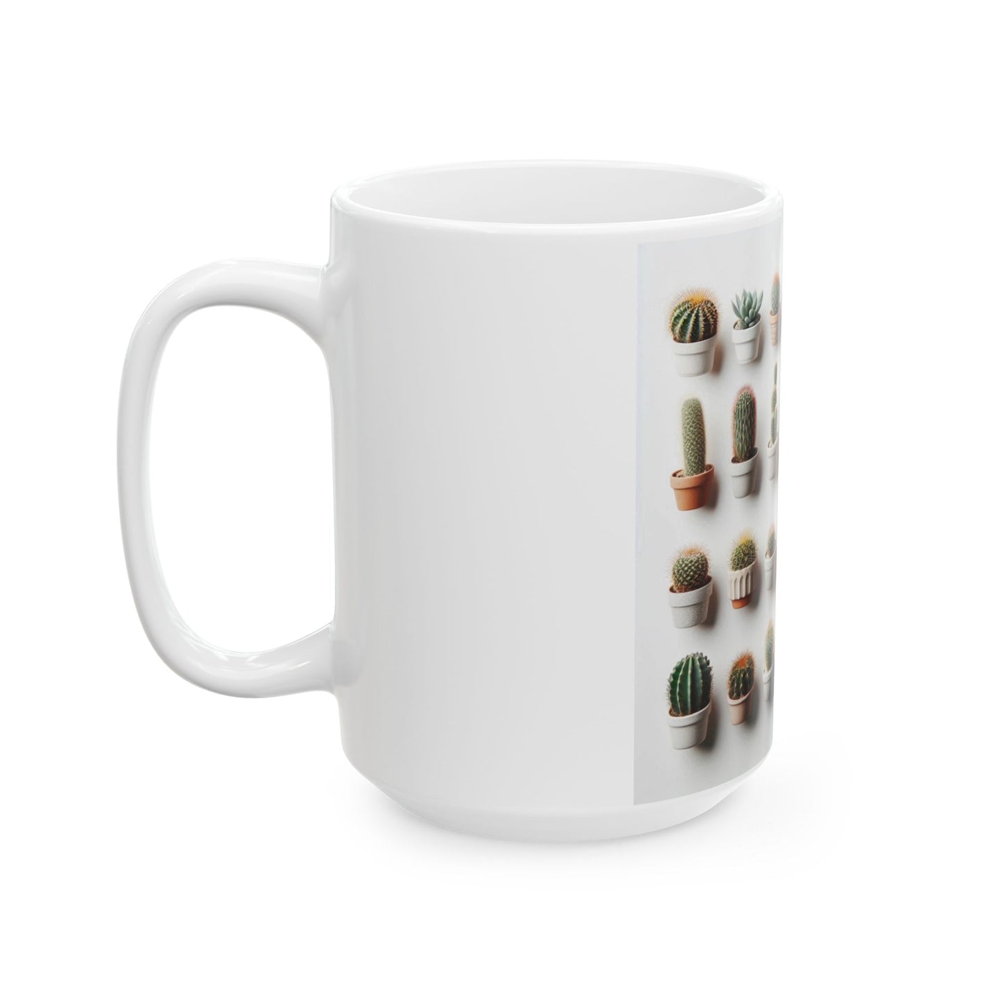 Cacti Garden Ceramic Mug - Perfect for Plant Lovers