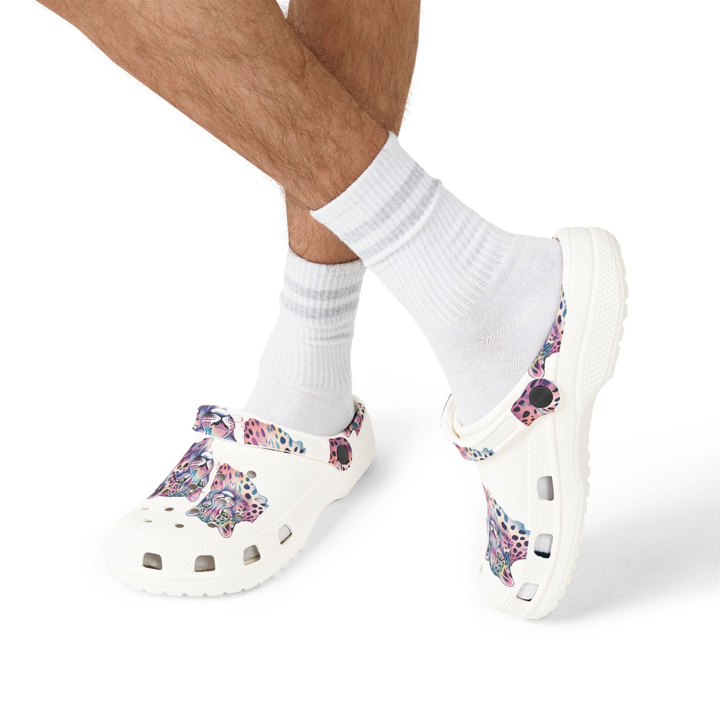 Wild Leopard EVA Foam Shoes - Stylish & Comfortable Summer Clogs