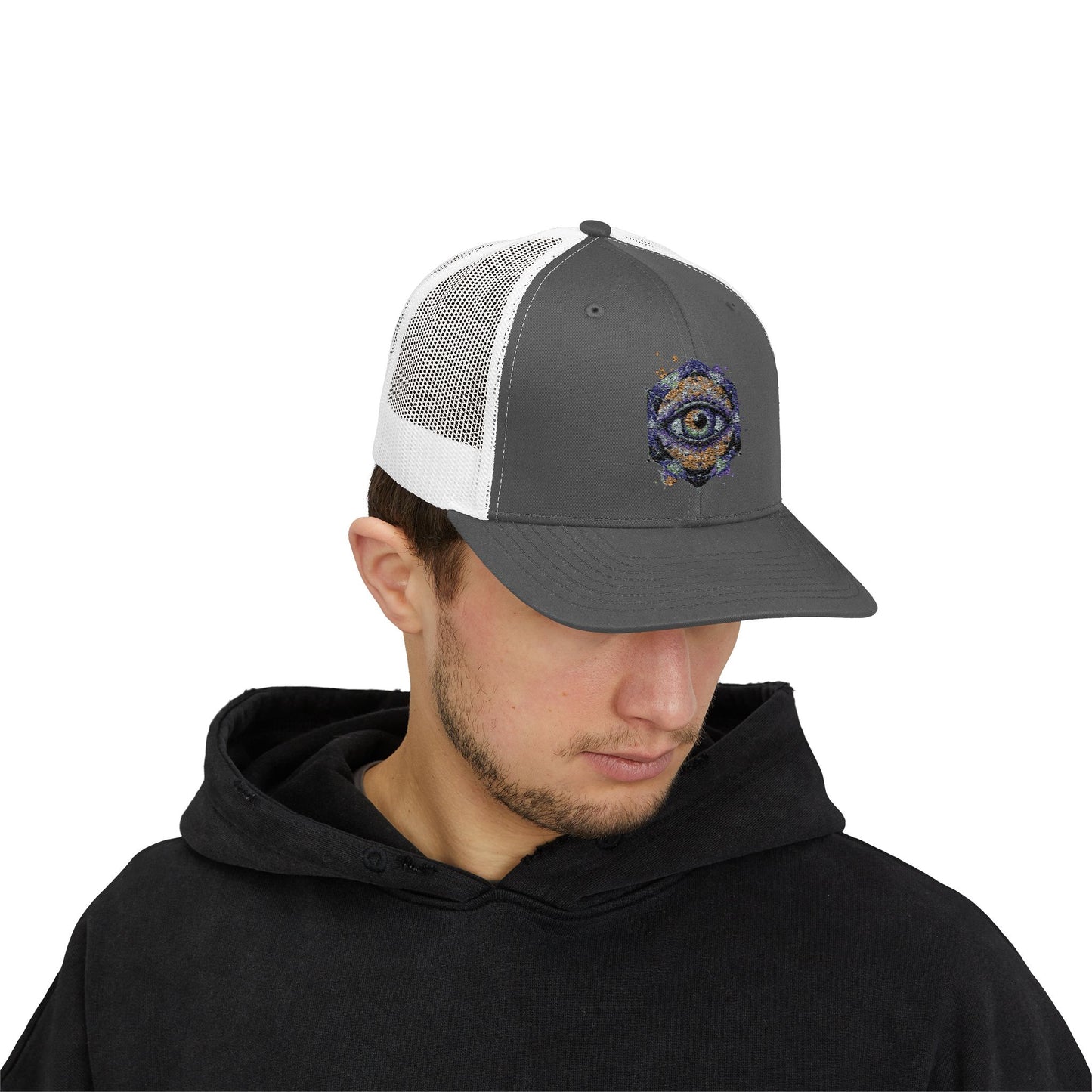 Mystical Eye Snapback Trucker Cap for Spiritual Seekers
