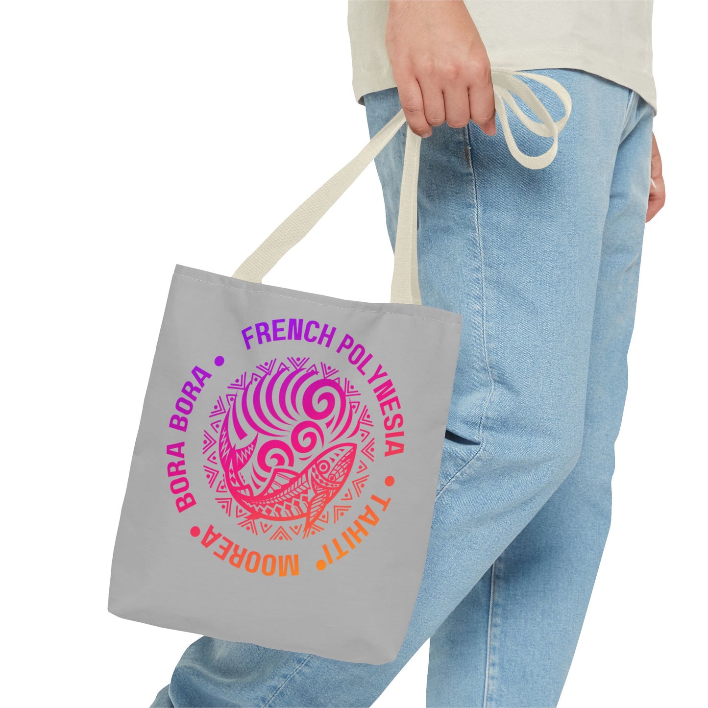 Tote Bag featuring Polynesian Design - Beach Accessory, Eco-Friendly Gift, Travel Companion, Boho Chic, Summer Vibes