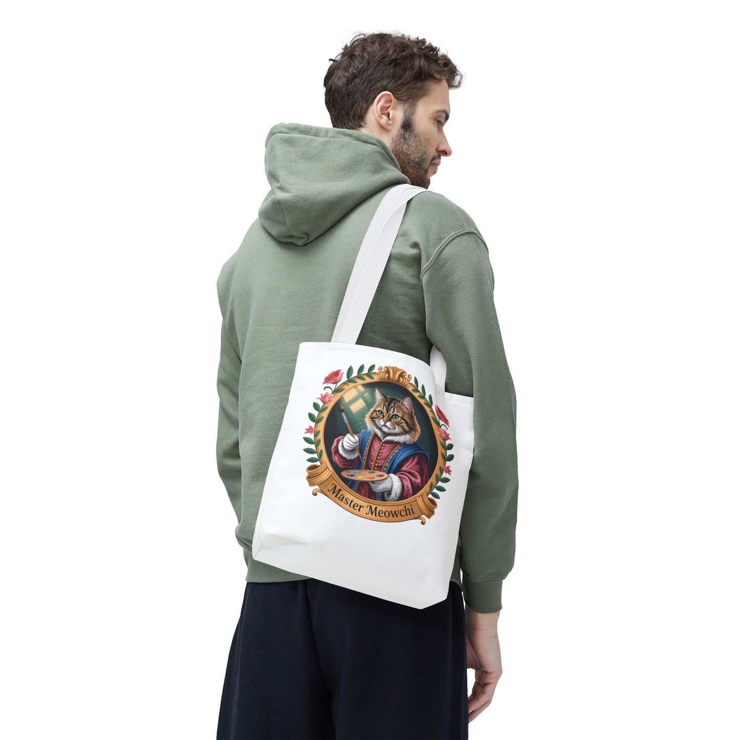 Master Meowchi Cat Art Tote Bag - Cute, Stylish Cat Lover Accessory