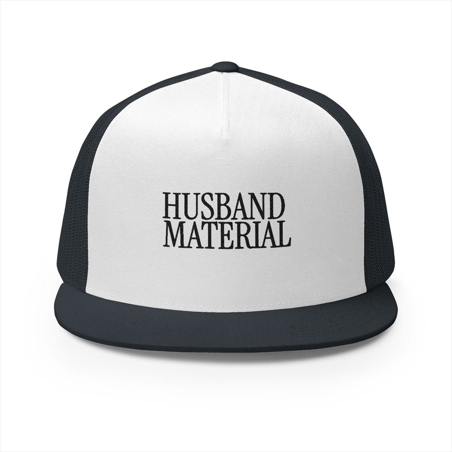 Husband Material 5 Panel Trucker Cap - Perfect Gift for Grooms & Anniversaries