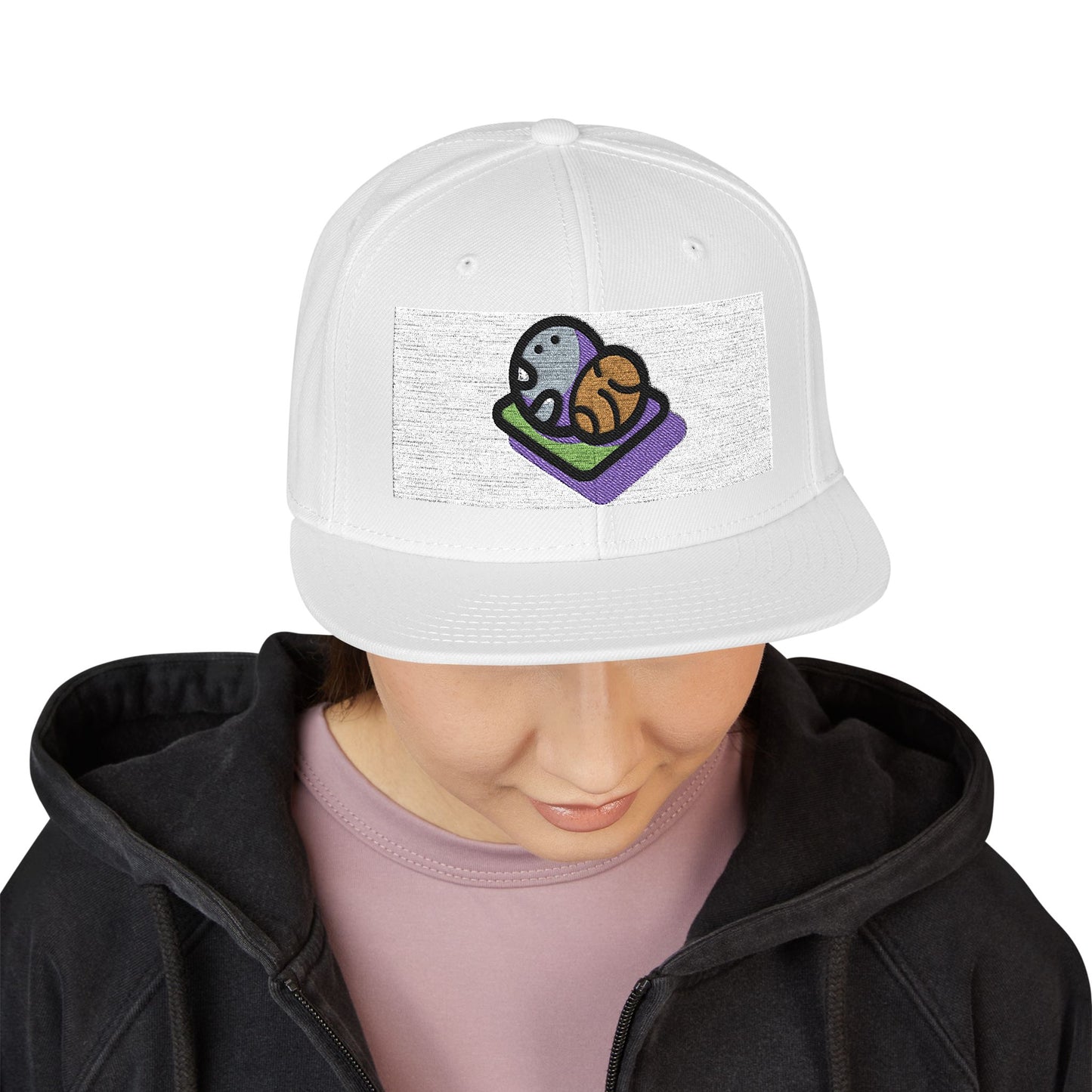 Basketball Snapback Cap, Trendy Hat for Sports Fans, Casual Wear, Gifts for Athletes, Streetwear Accessory