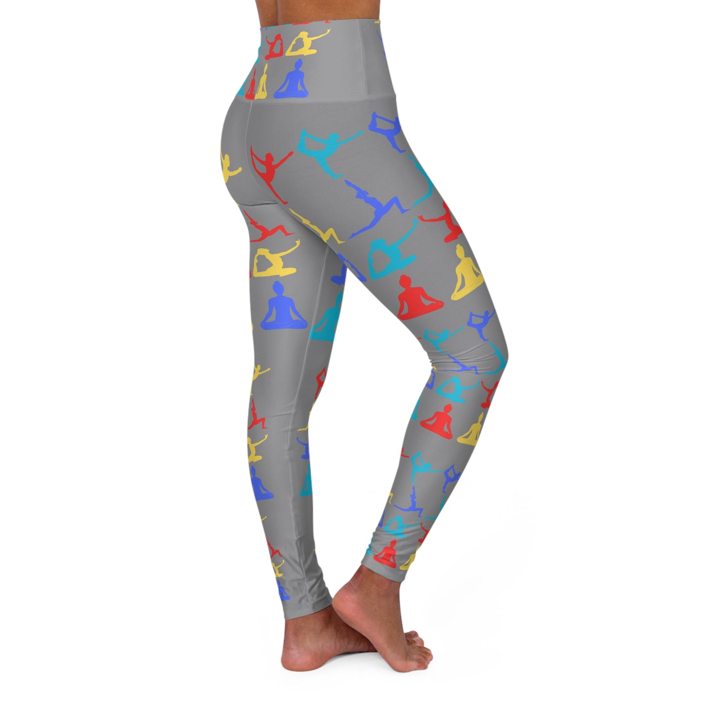 Vibrant High Waisted Yoga Leggings - Perfect for Active Lifestyles & Yoga Enthusiasts