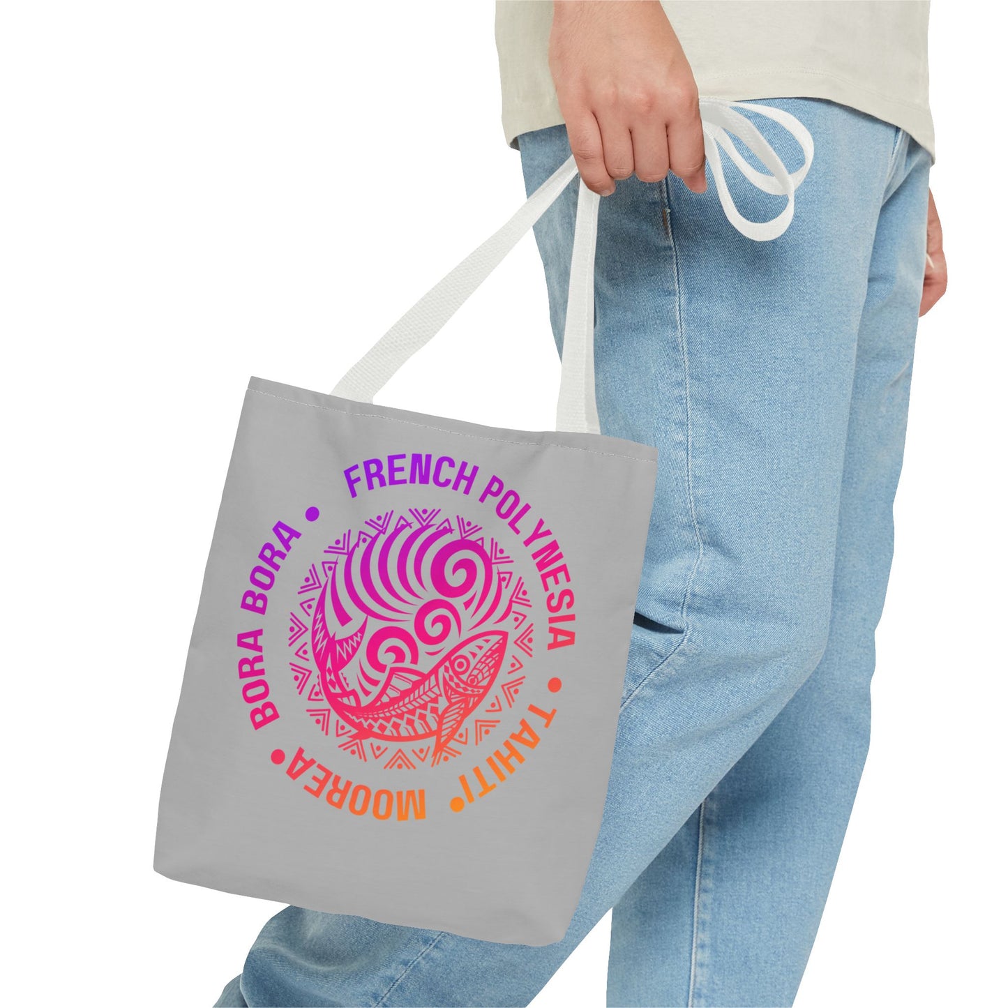 Tote Bag featuring Polynesian Design - Beach Accessory, Eco-Friendly Gift, Travel Companion, Boho Chic, Summer Vibes