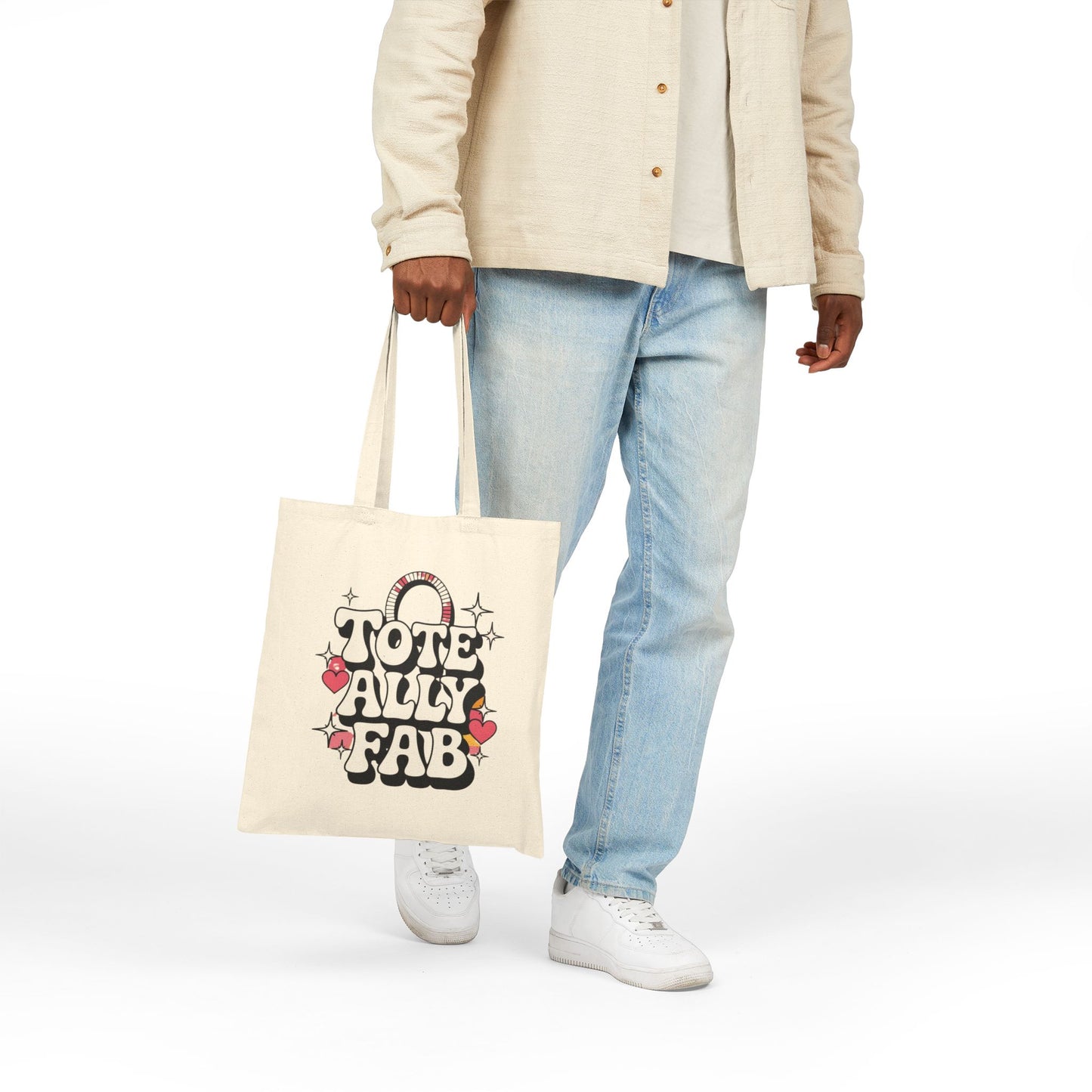 Tote Bag - Toteally Fab Design, Stylish Eco-Friendly Tote, Perfect for Shopping, Travel, Beach, Gifts, Daily Use