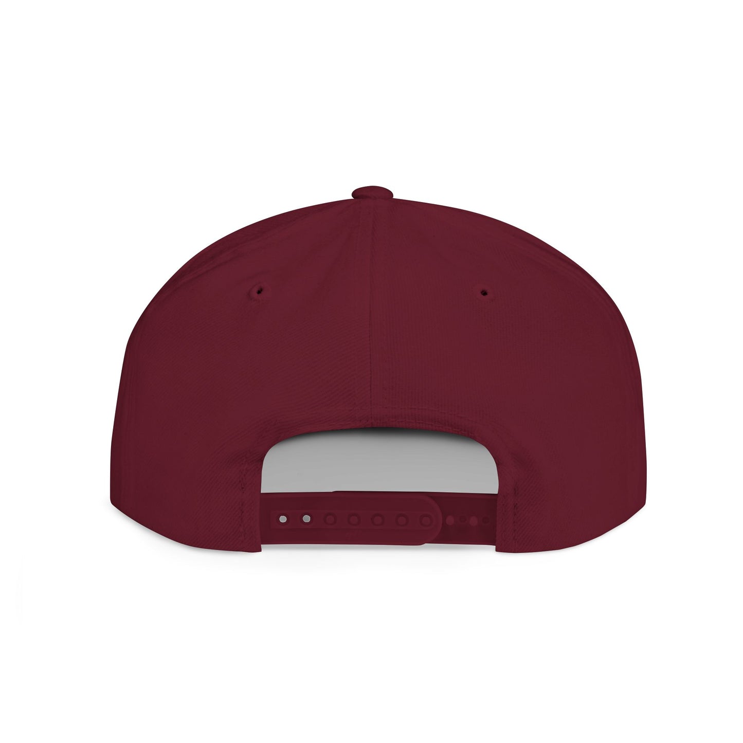 Lotus Flower Flat Bill Snapback Cap - Stylish & Versatile