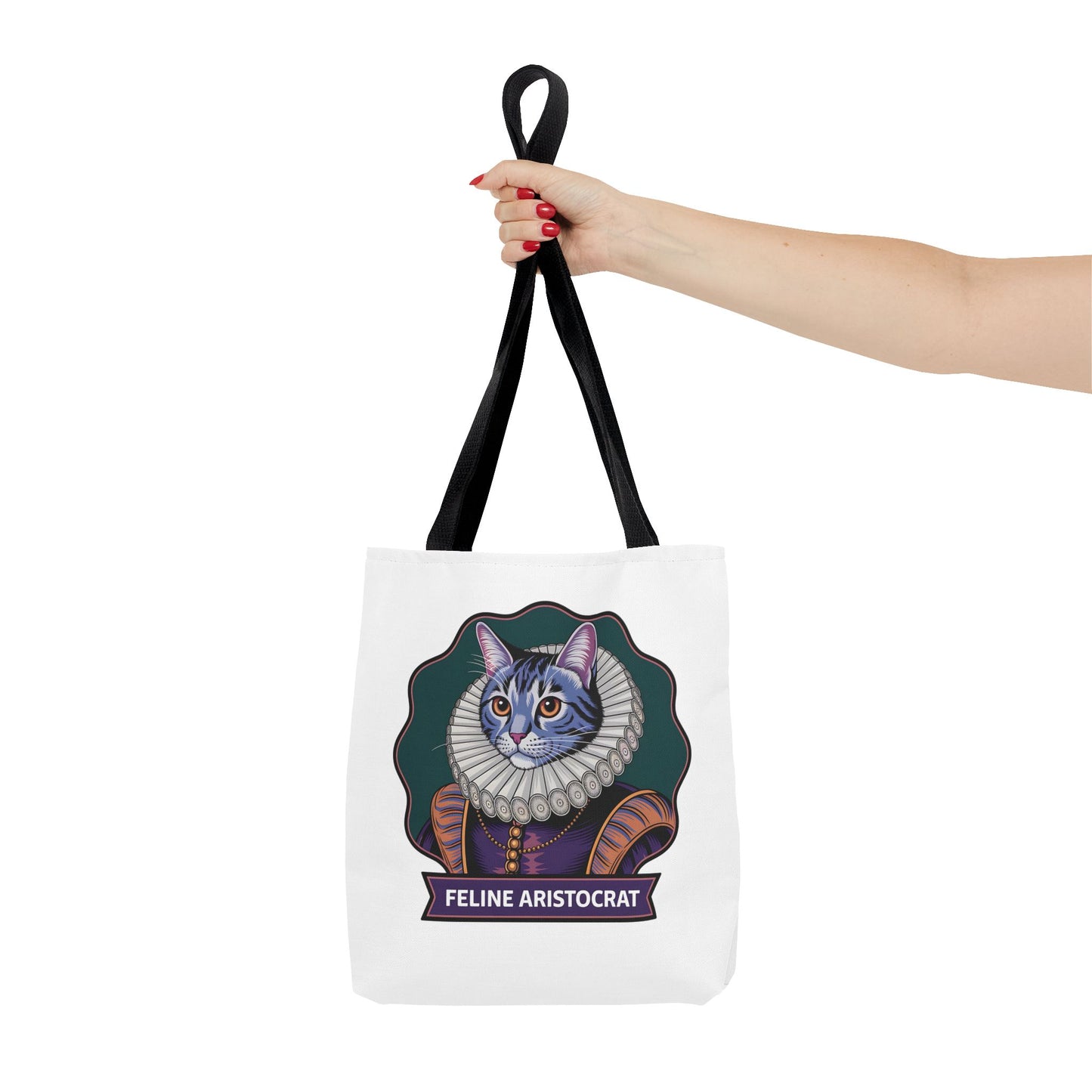 Feline Aristocrat Tote Bag – Stylish Cat Lover's Accessory