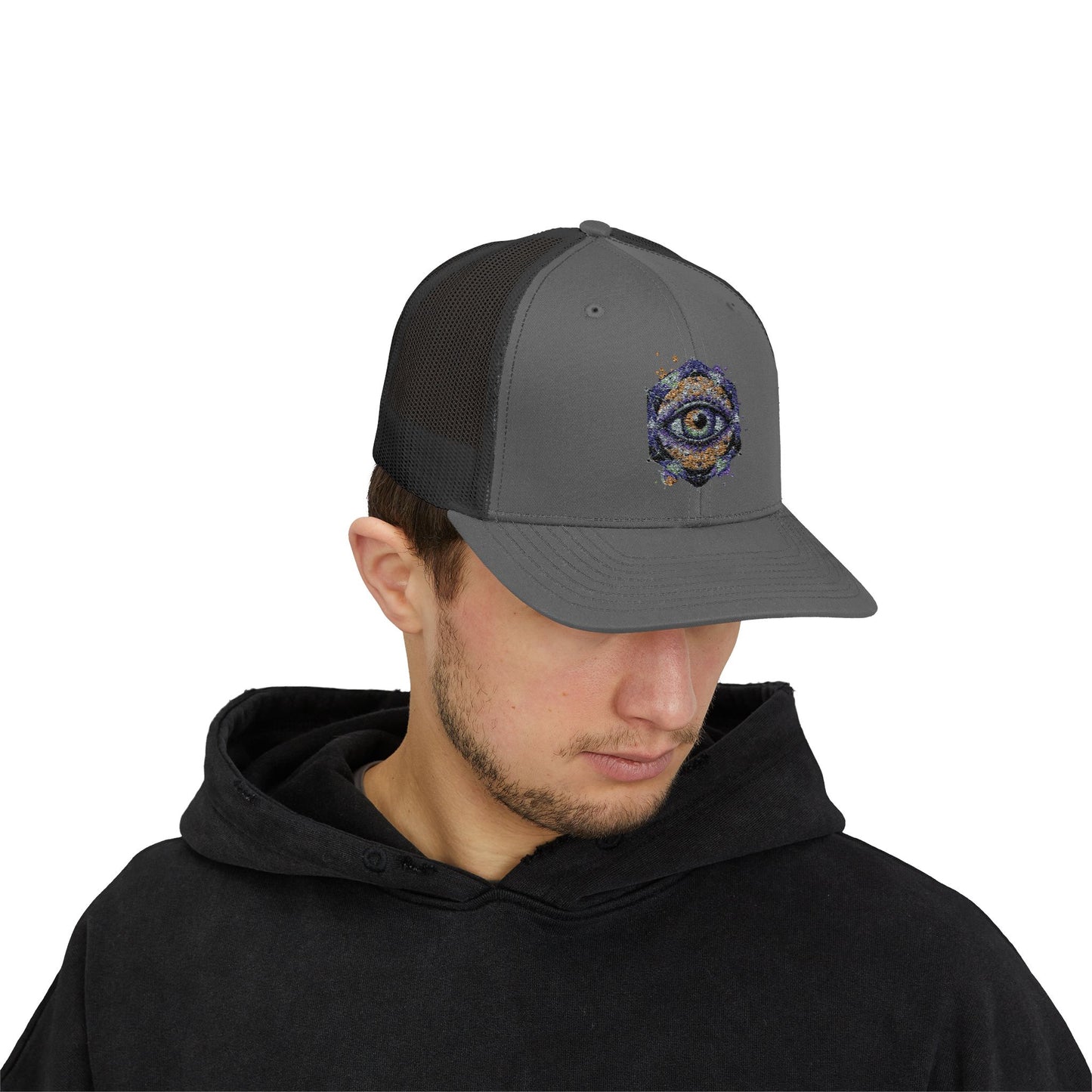 Mystical Eye Snapback Trucker Cap for Spiritual Seekers