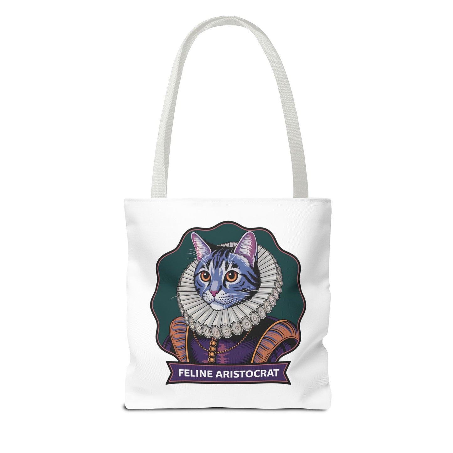 Feline Aristocrat Tote Bag – Stylish Cat Lover's Accessory