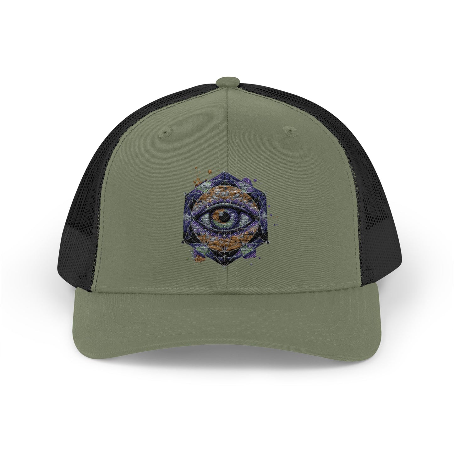 Mystical Eye Snapback Trucker Cap for Spiritual Seekers