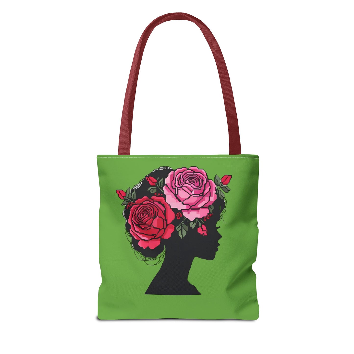Floral Silhouette Tote Bag - Eco-Friendly, Stylish, Gifts for Her, Travel Essential, Canvas Shopper