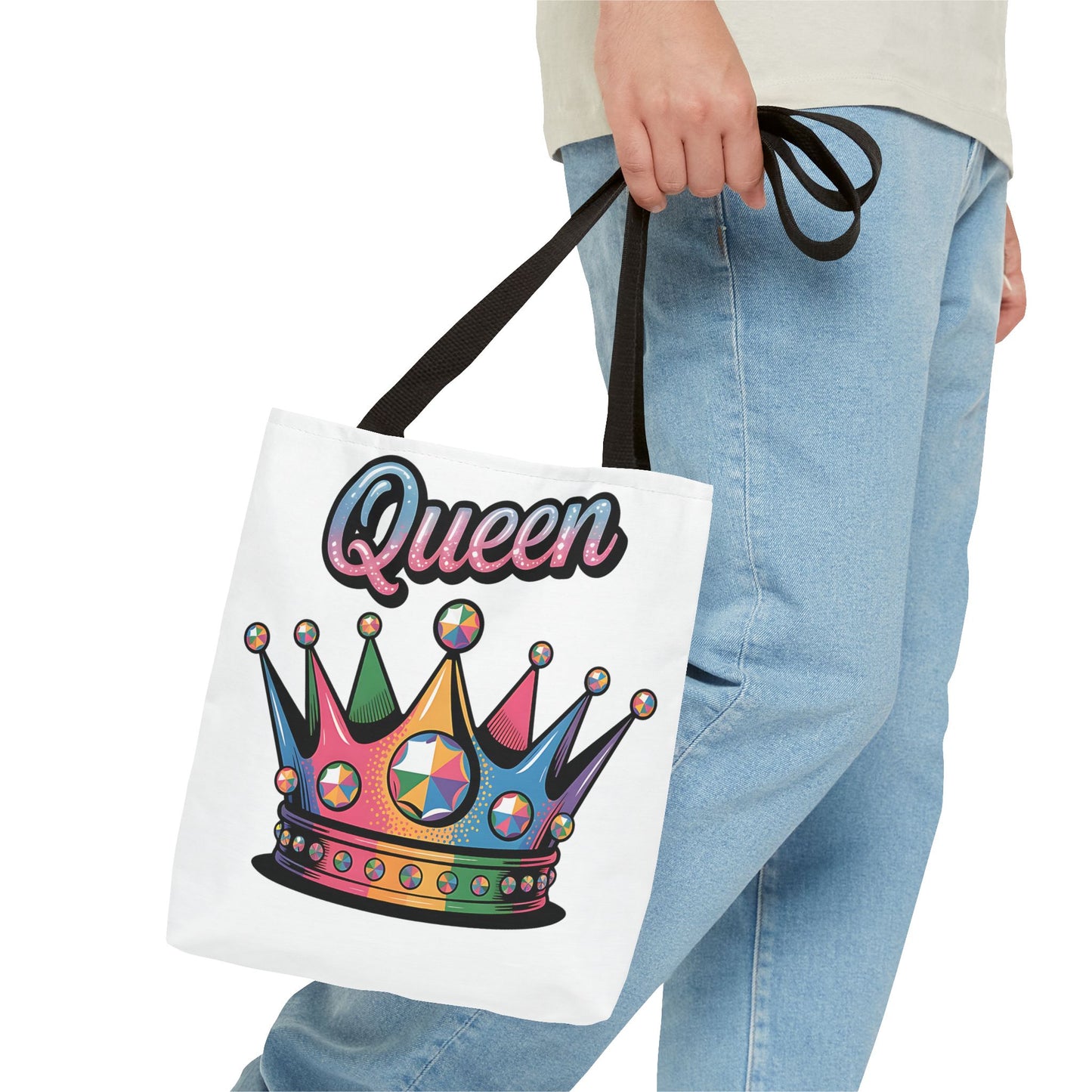 Queen Crown Tote Bag - Stylish and Fun Accessory for Empowered Women