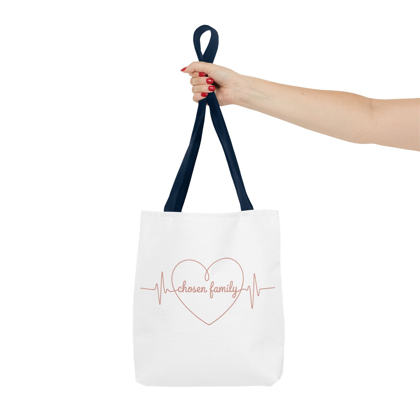 Heartbeat 'Chosen Family' Tote Bag - Perfect Gift for Loved Ones