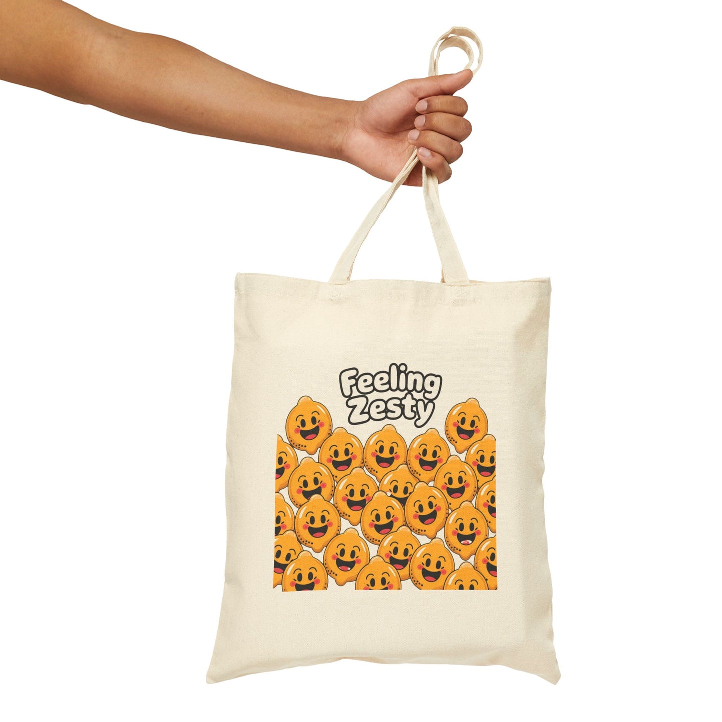 Zesty Halloween Tote Bag | Eco-Friendly Cotton Carryall for Trick or Treating, Grocery Shopping, or Everyday Use