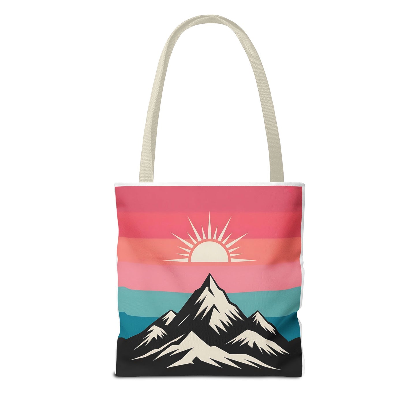 Mountain Sunrise Tote Bag - Stylish Eco-Friendly Carryall for Nature Lovers