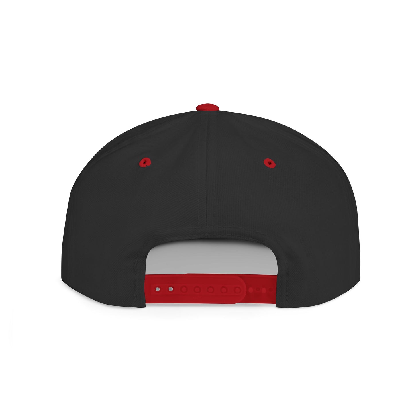 Lotus Flower Flat Bill Snapback Cap - Stylish & Versatile
